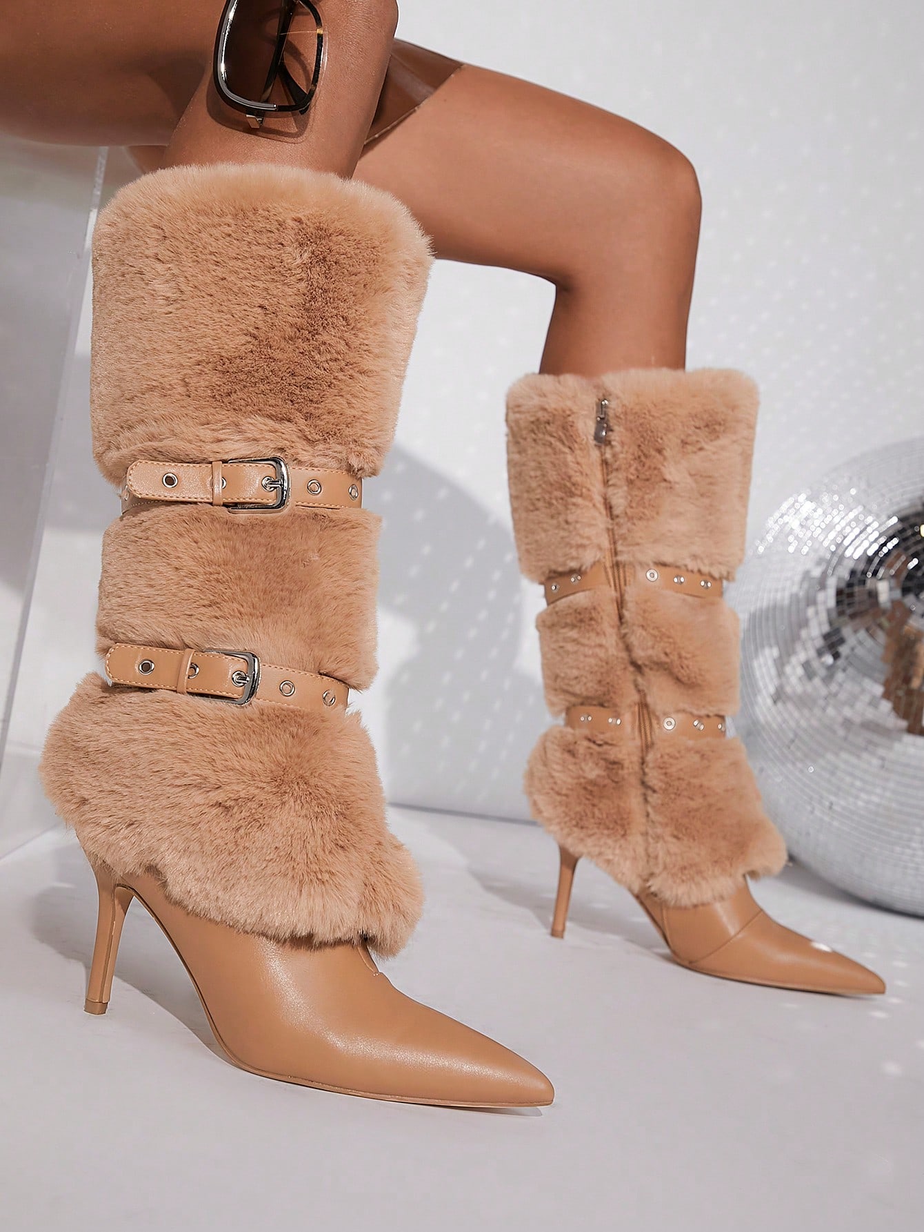 In Camel Women Fashion Boots