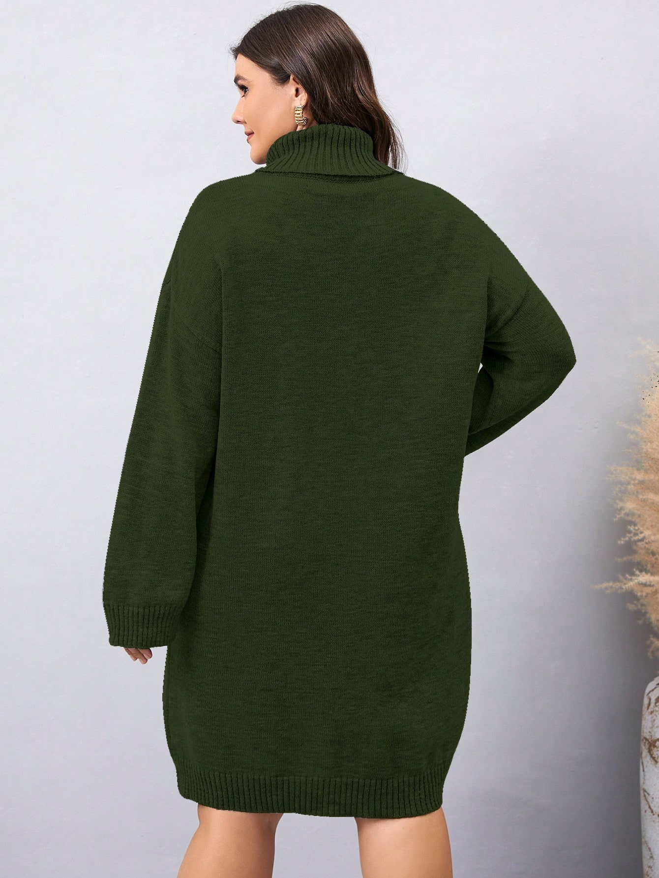 In Casual Plus Size Sweater Dresses