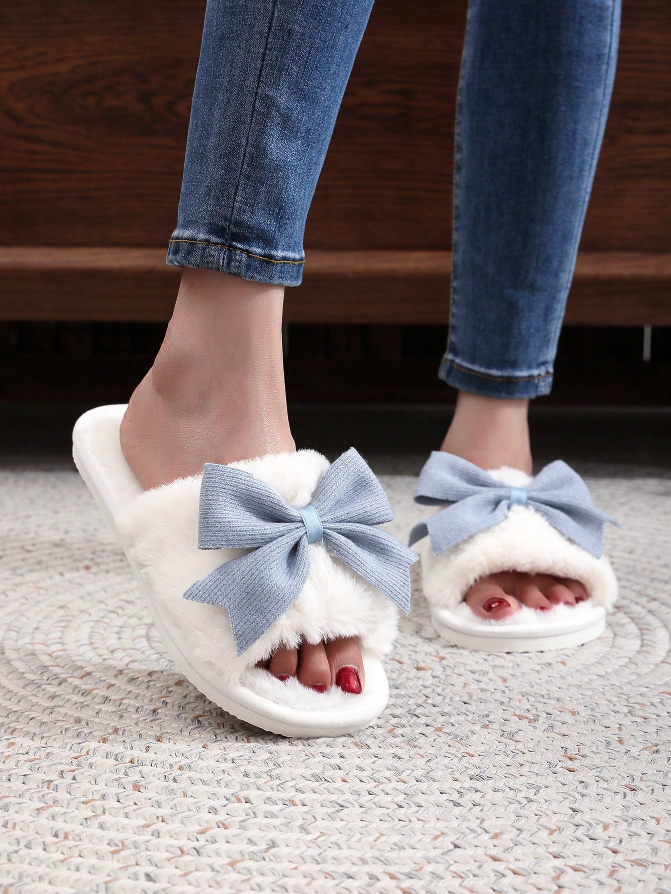 In Blue Women Slippers