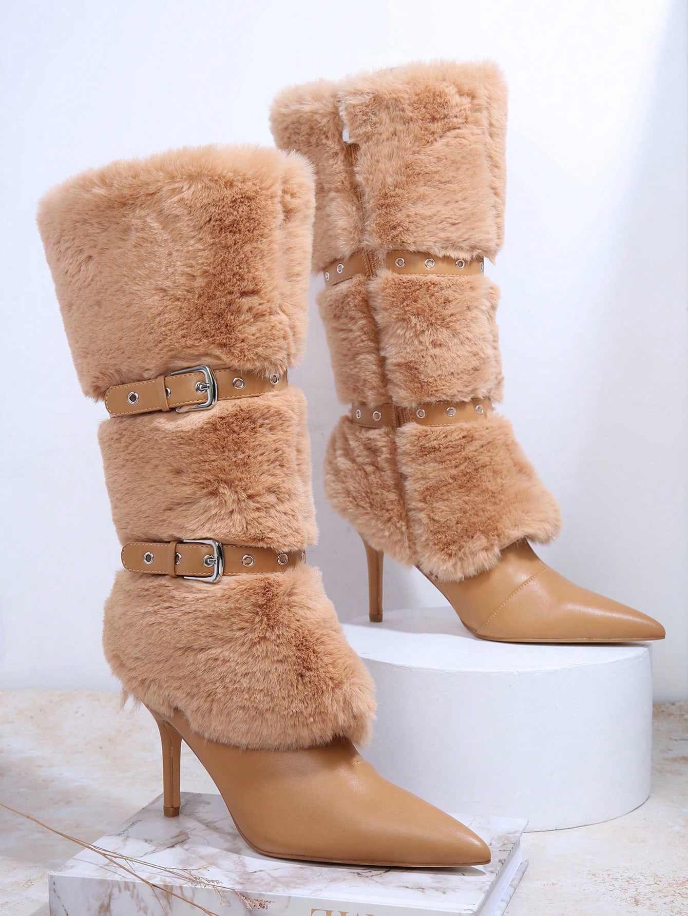 In Camel Women Fashion Boots