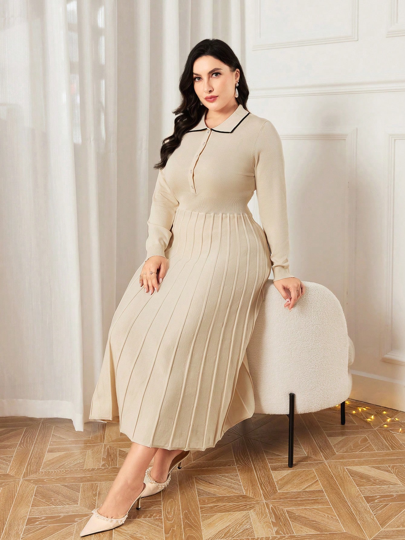 In Casual Plus Size Sweater Dresses