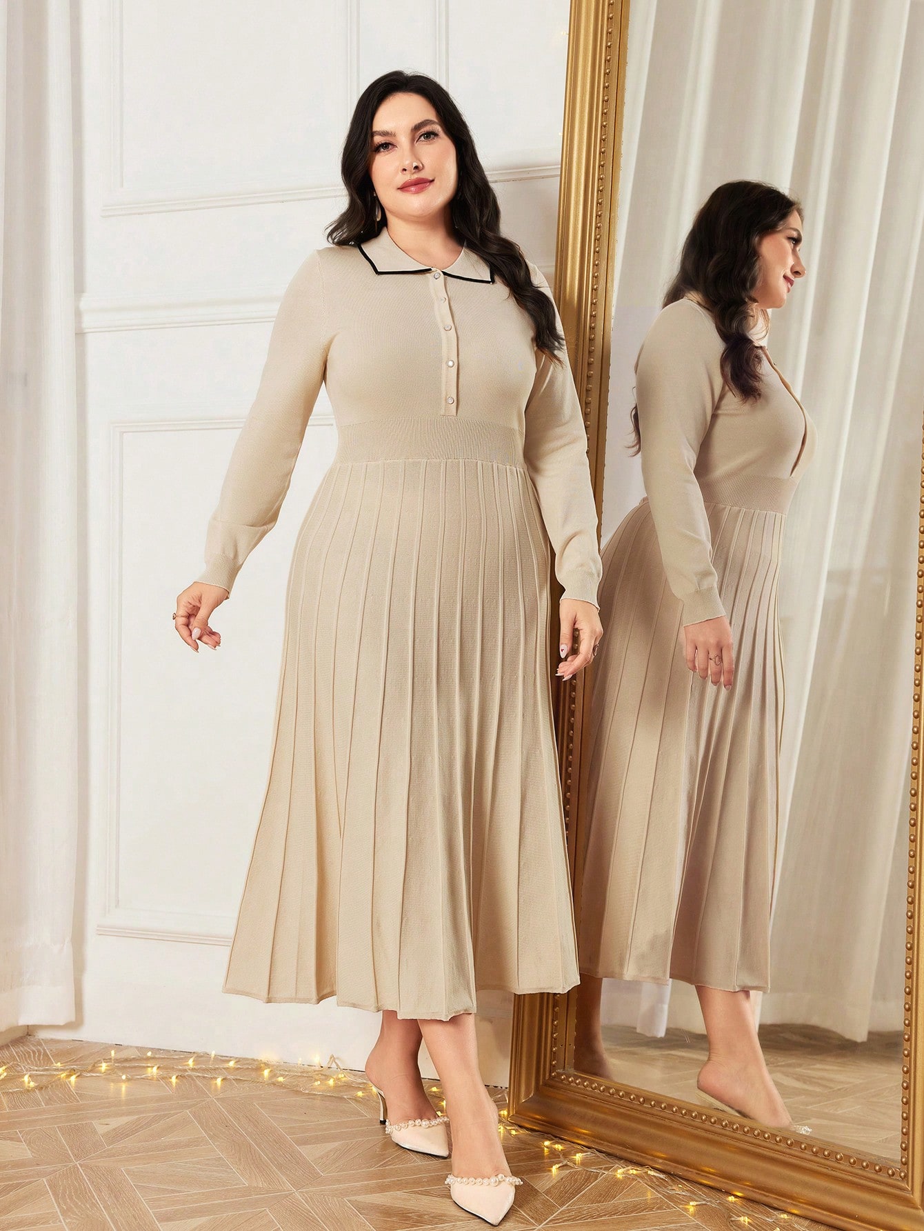 In Casual Plus Size Sweater Dresses