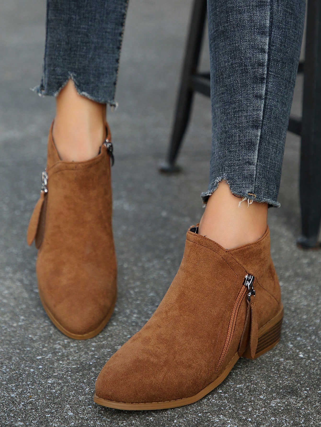 In Brown Women Fashion Boots