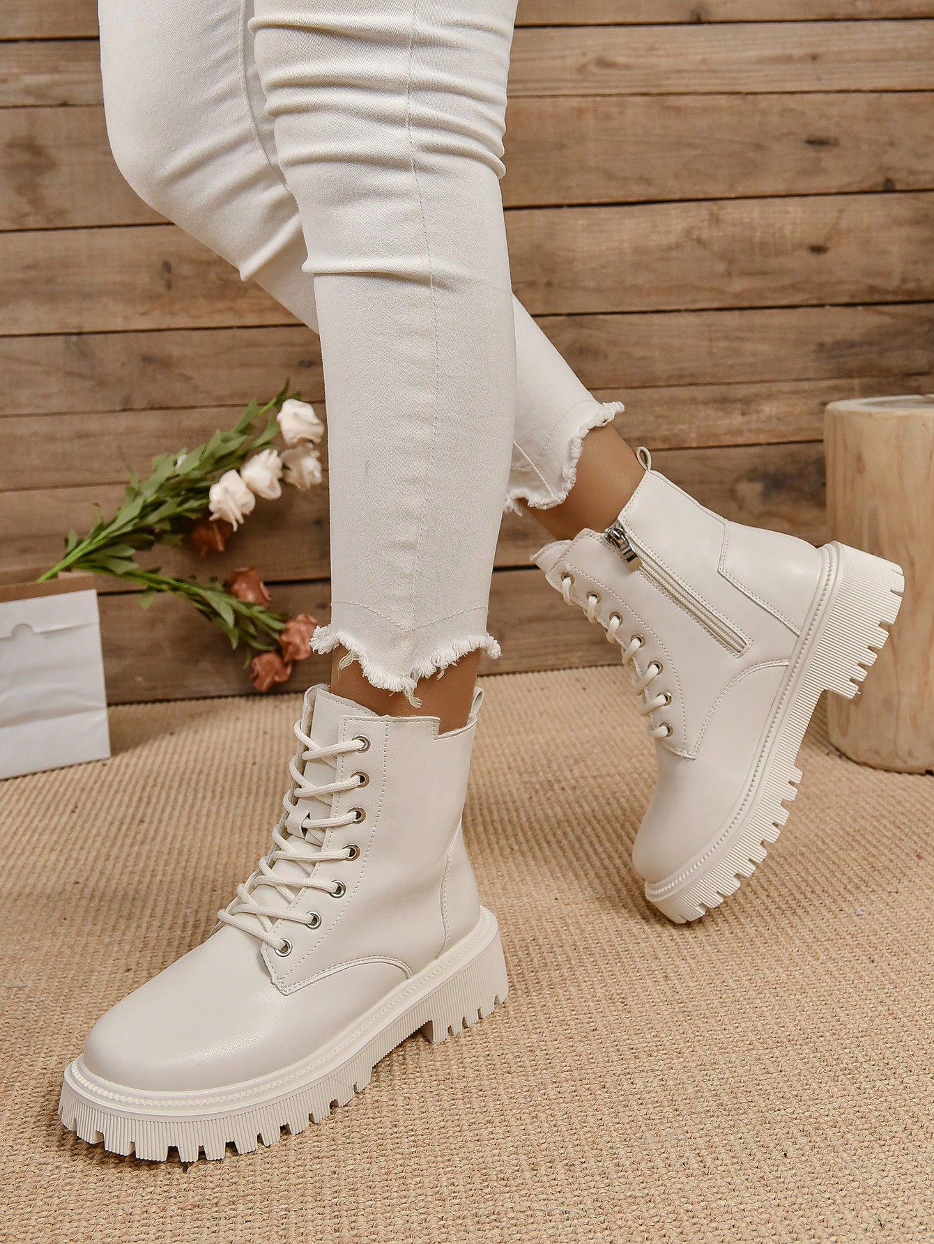 In Beige Women Ankle Boots & Booties