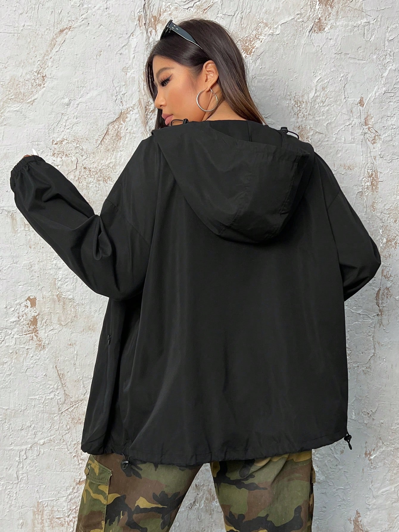 In Black Plus Size Jackets