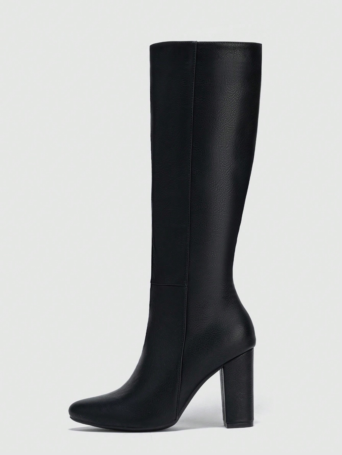 In Black Women Knee-High Boots