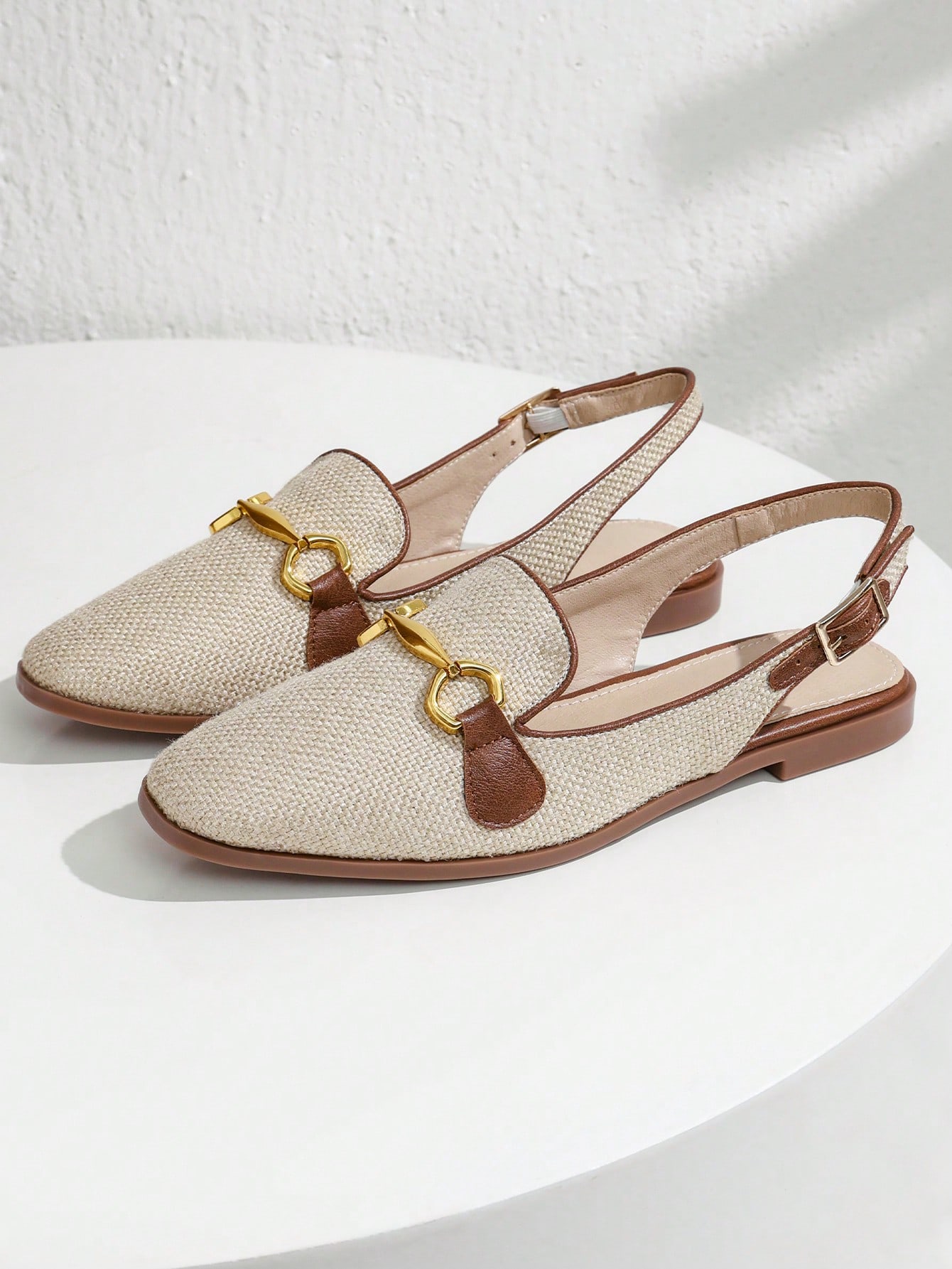 In Apricot Women Flats