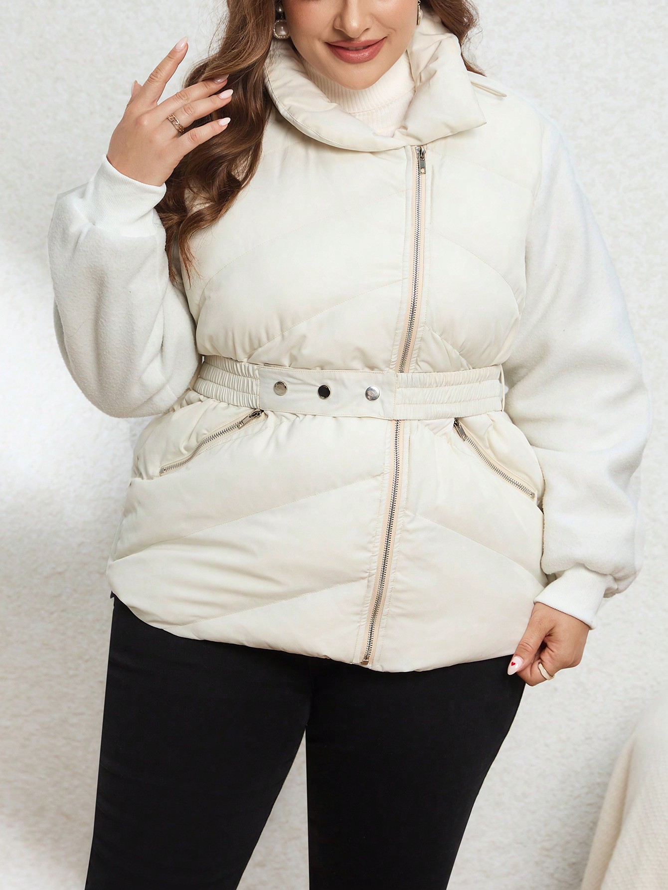 In Casual Plus Size Winter Coats