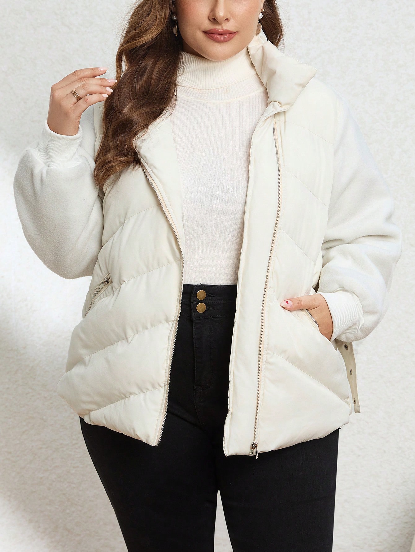 In Casual Plus Size Winter Coats