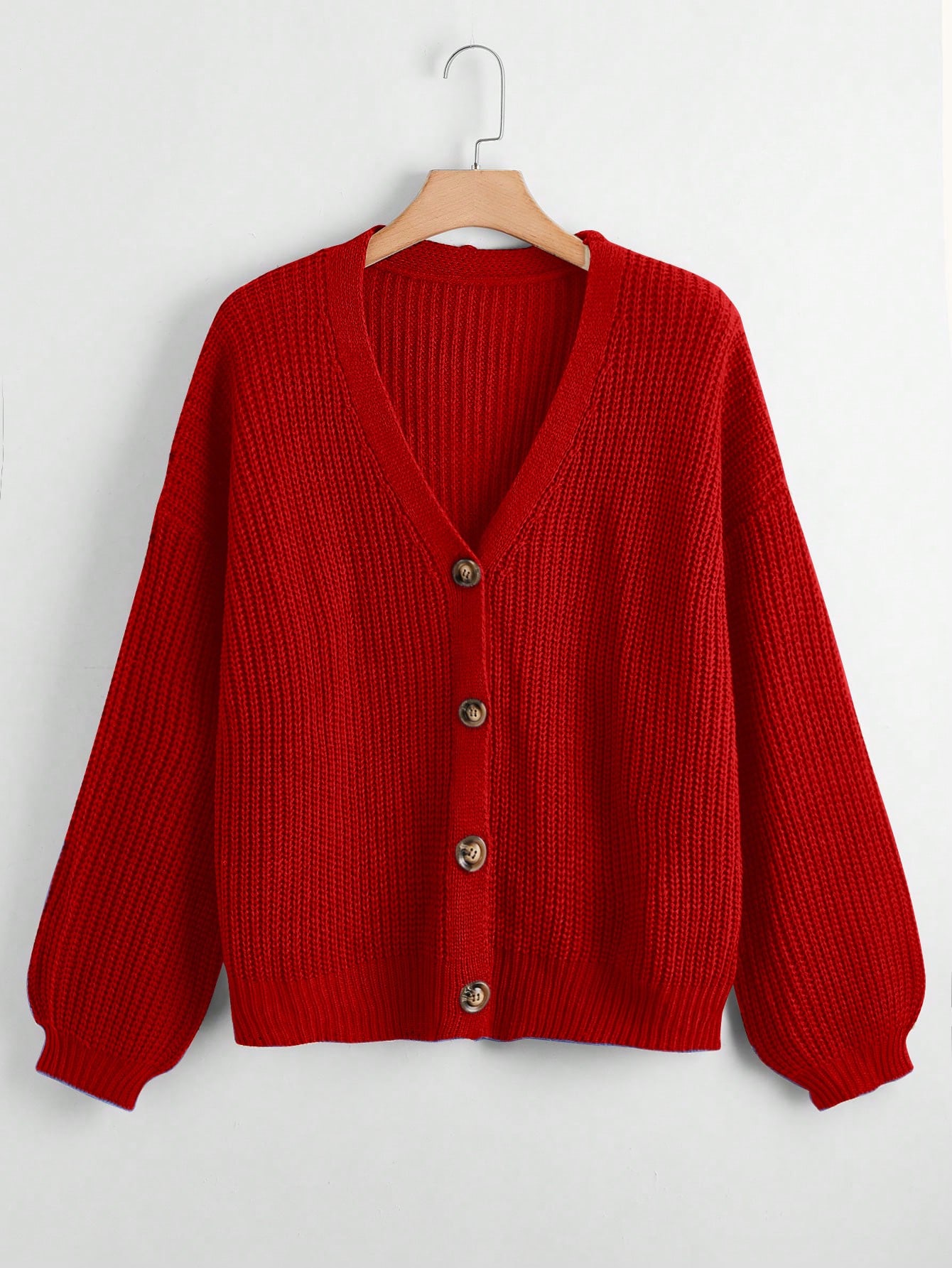 In Long Sleeve Plus Size Cardigans