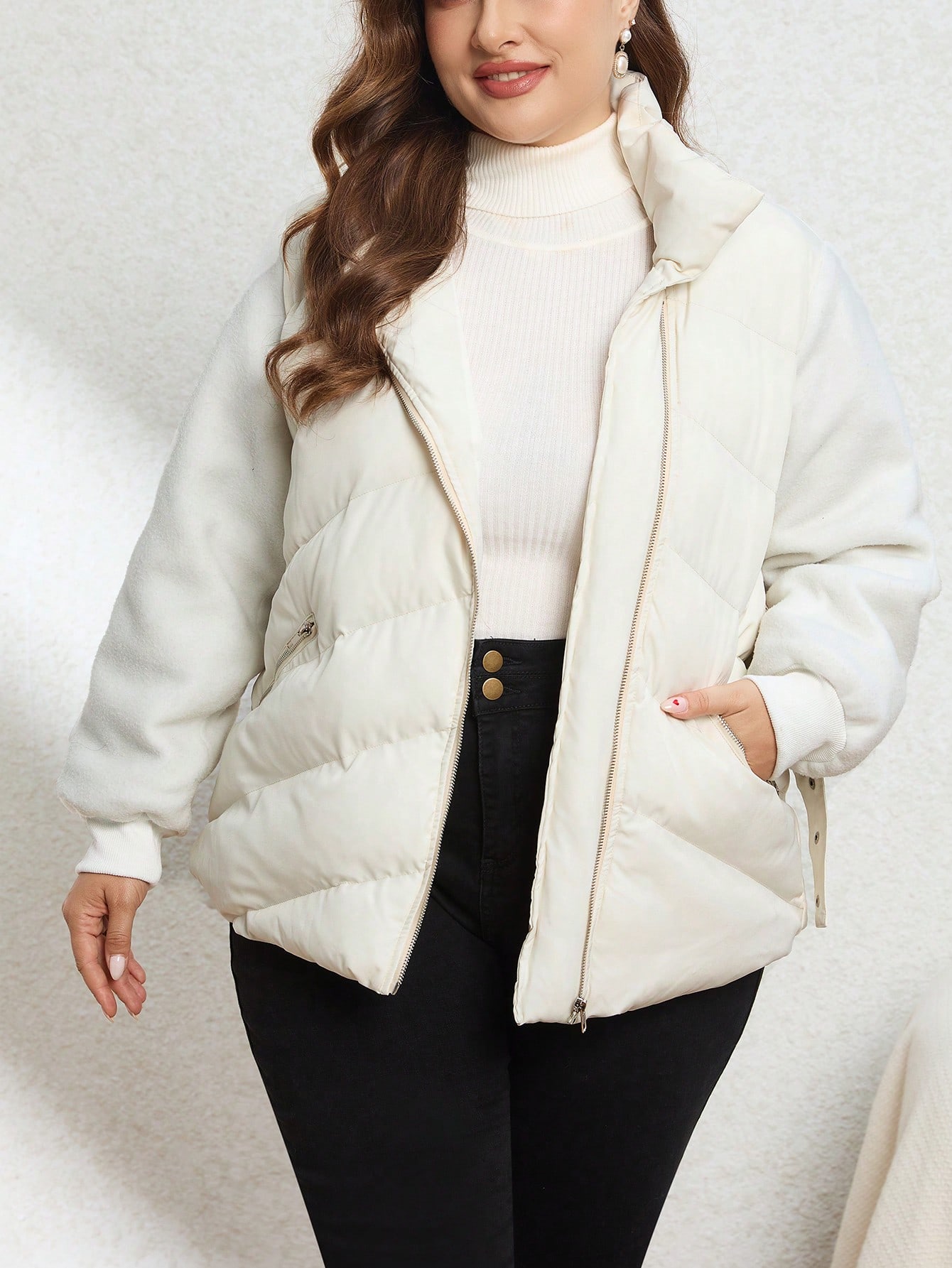 In Casual Plus Size Winter Coats