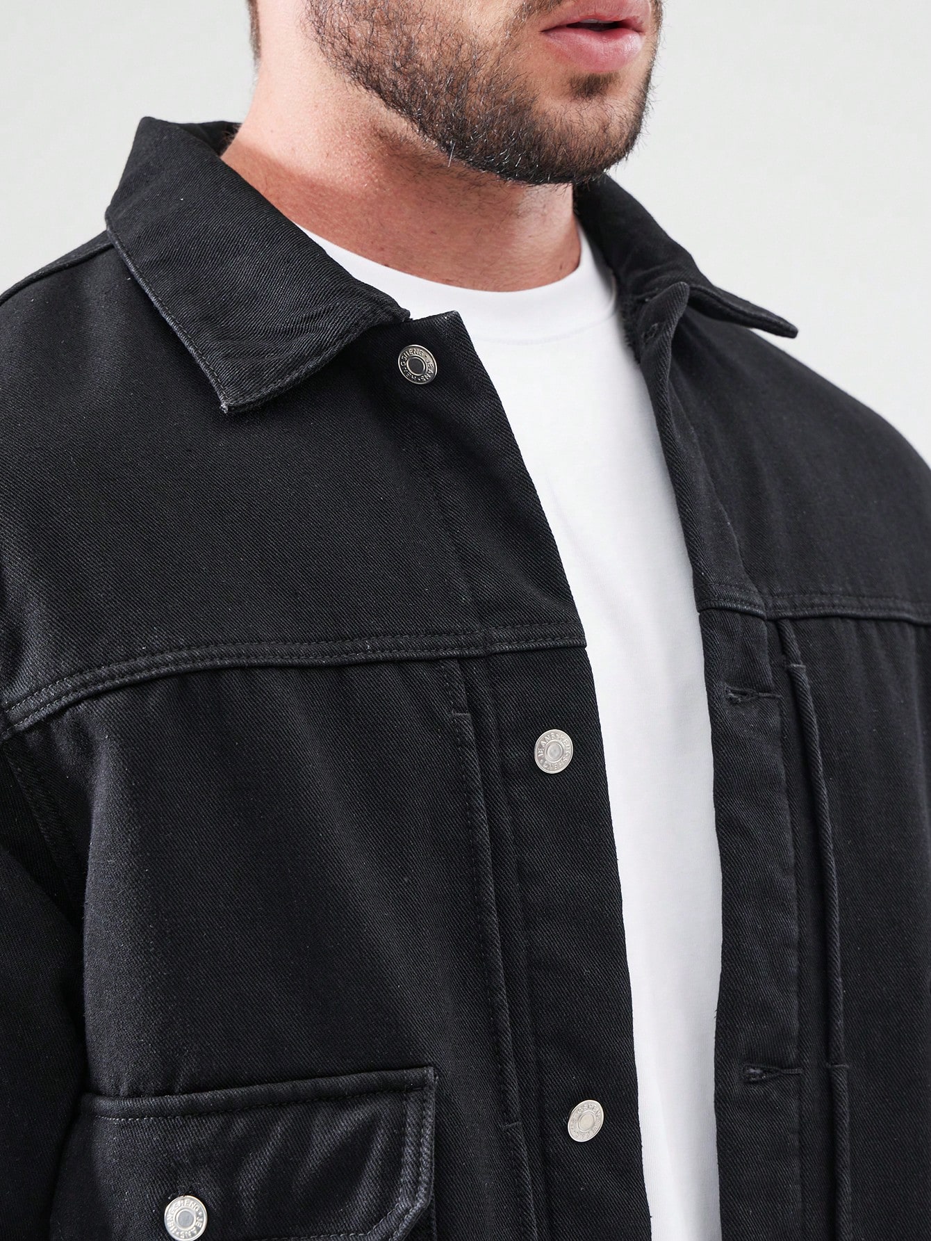 Men Plus Size Denim Jackets