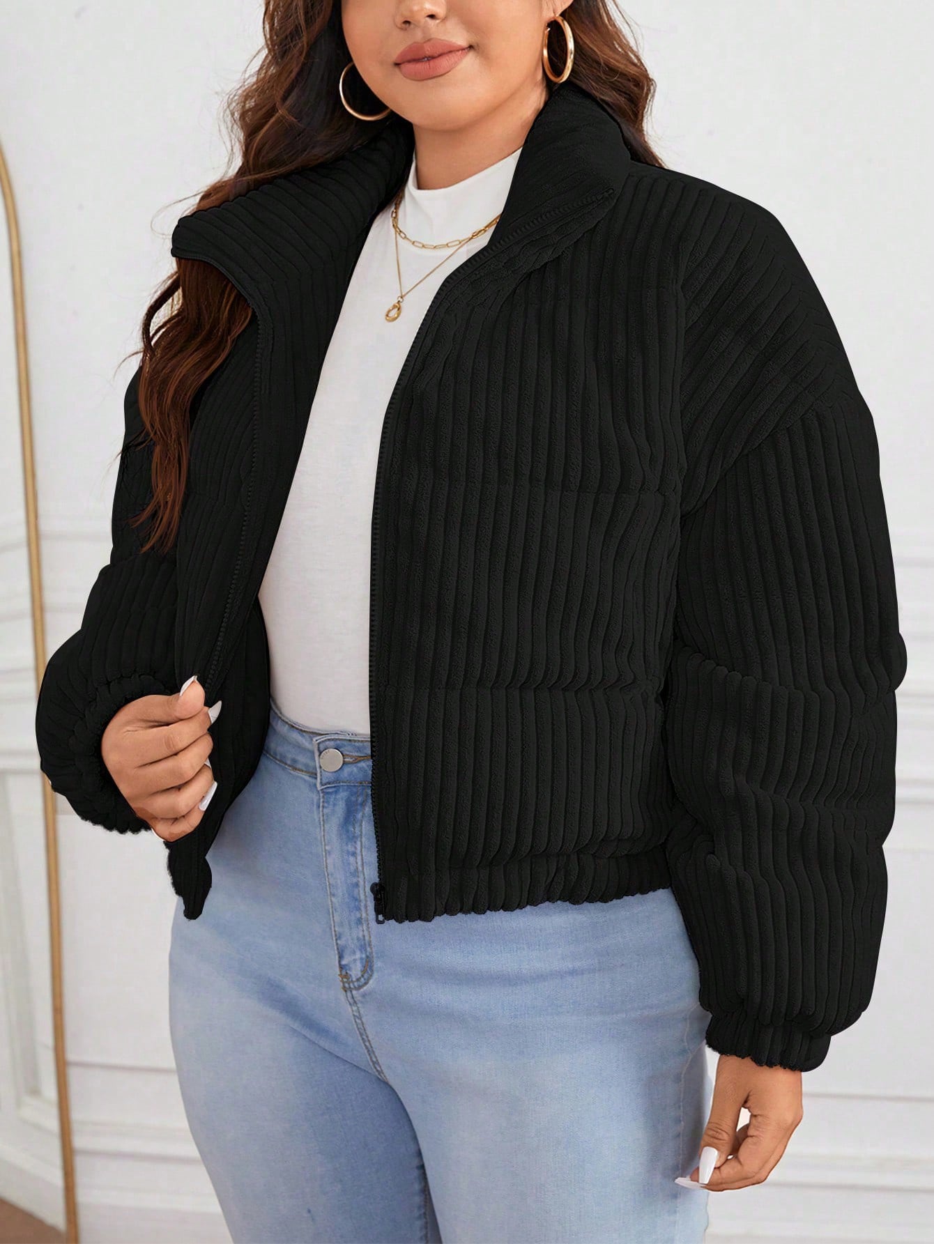 In Casual Plus Size Winter Coats