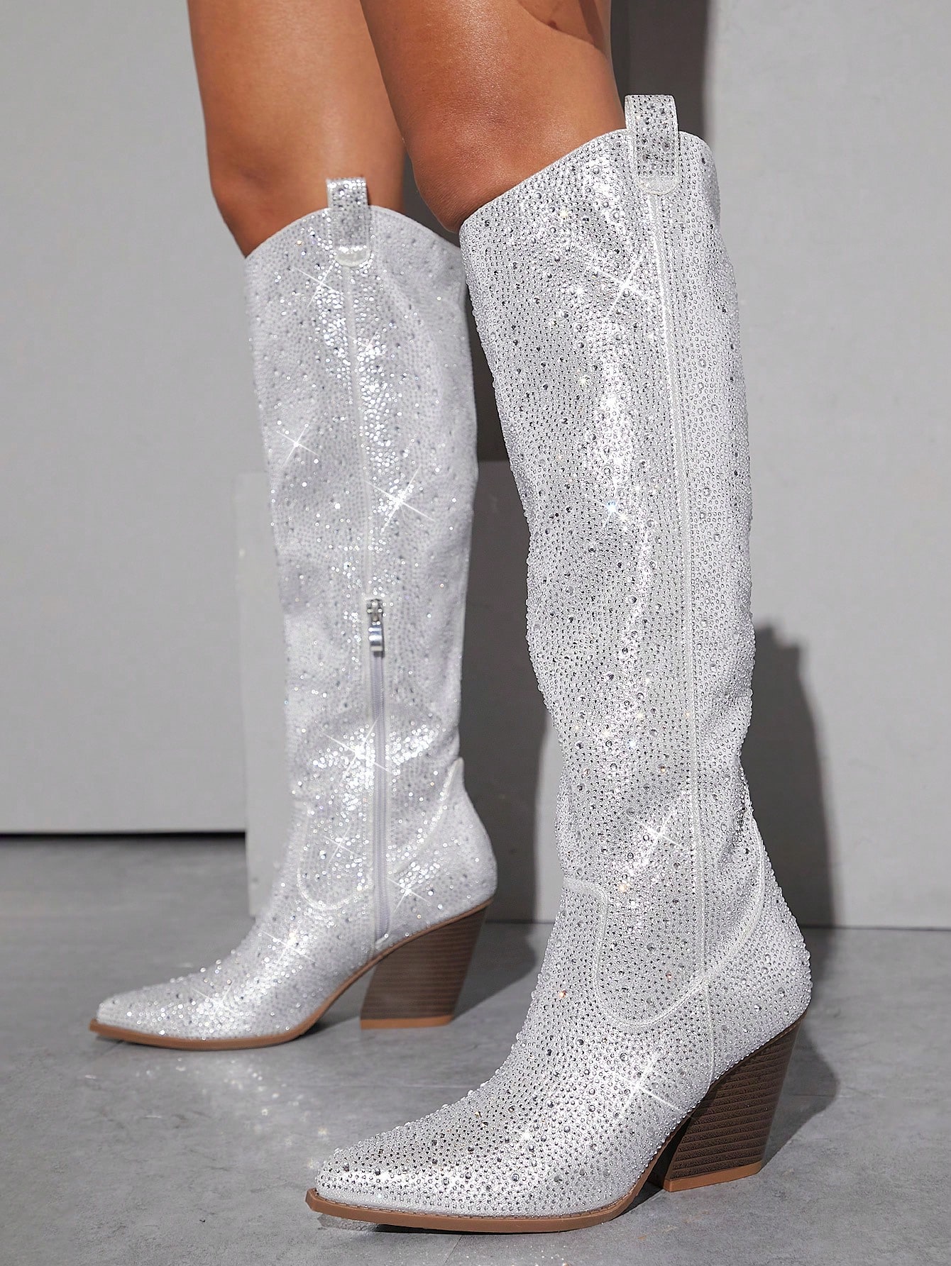 In Silver Women Ankle Boots & Booties