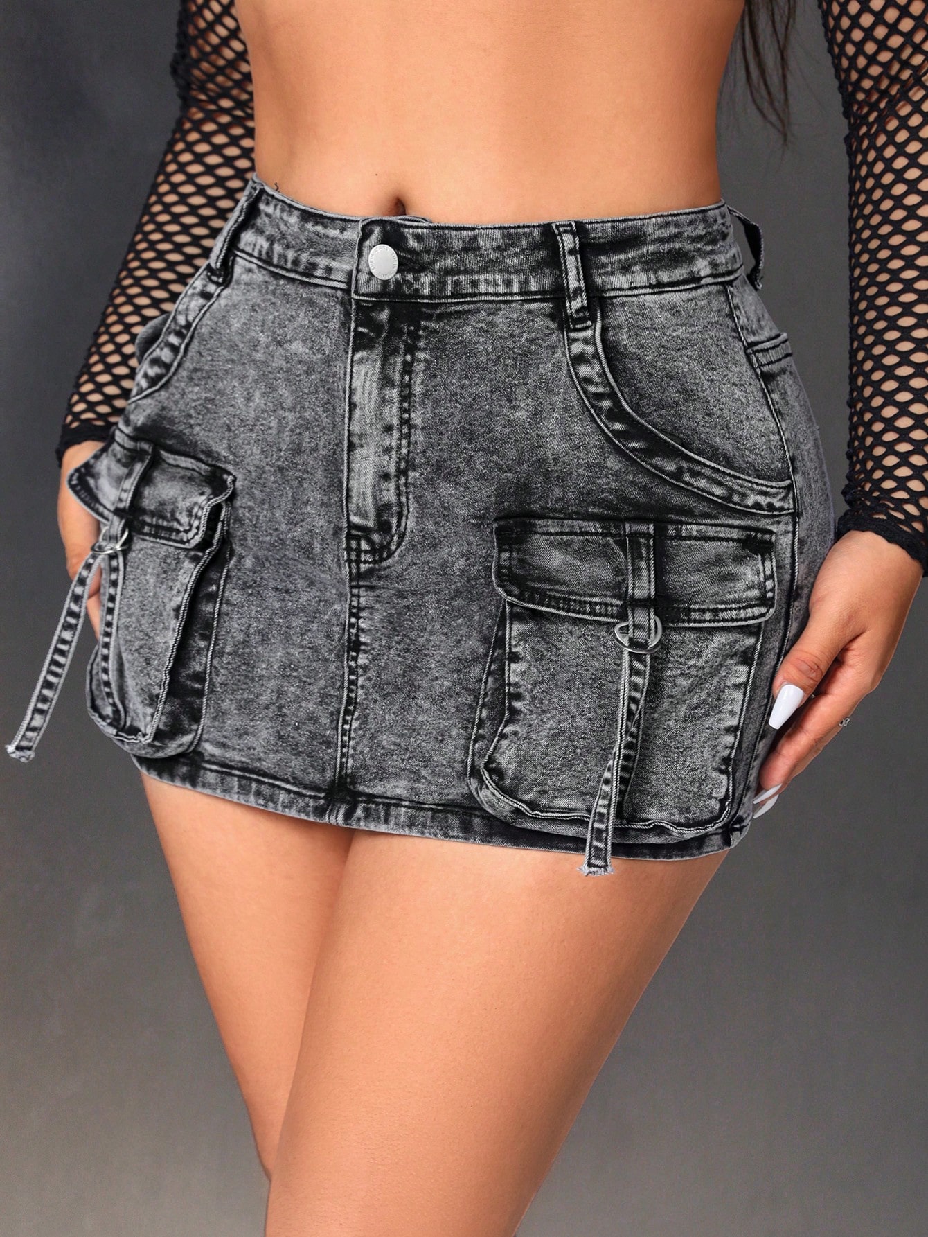 Plus Size Denim Skirts