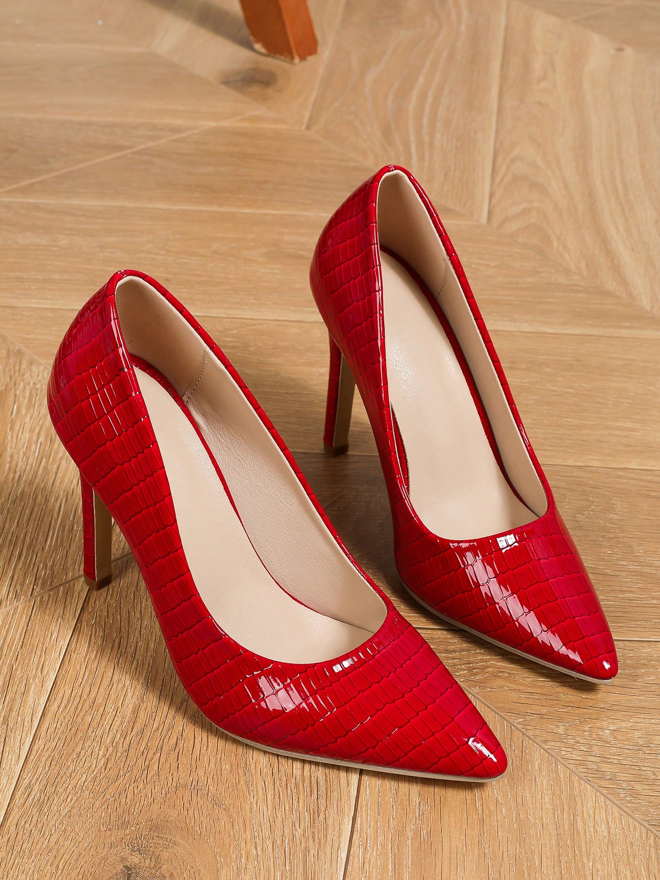 In Red Women Pumps