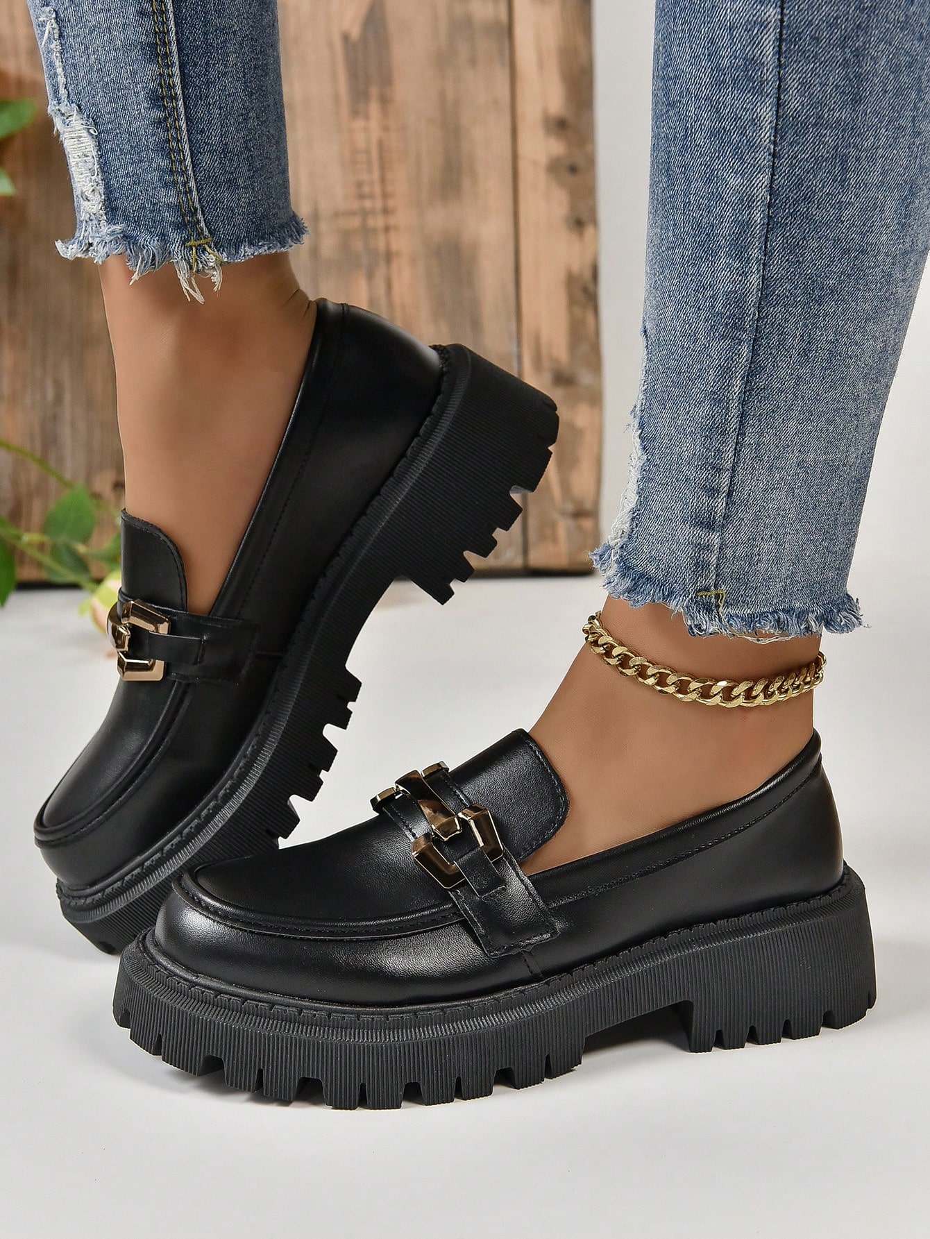 In Black Women Wedges & Flatform