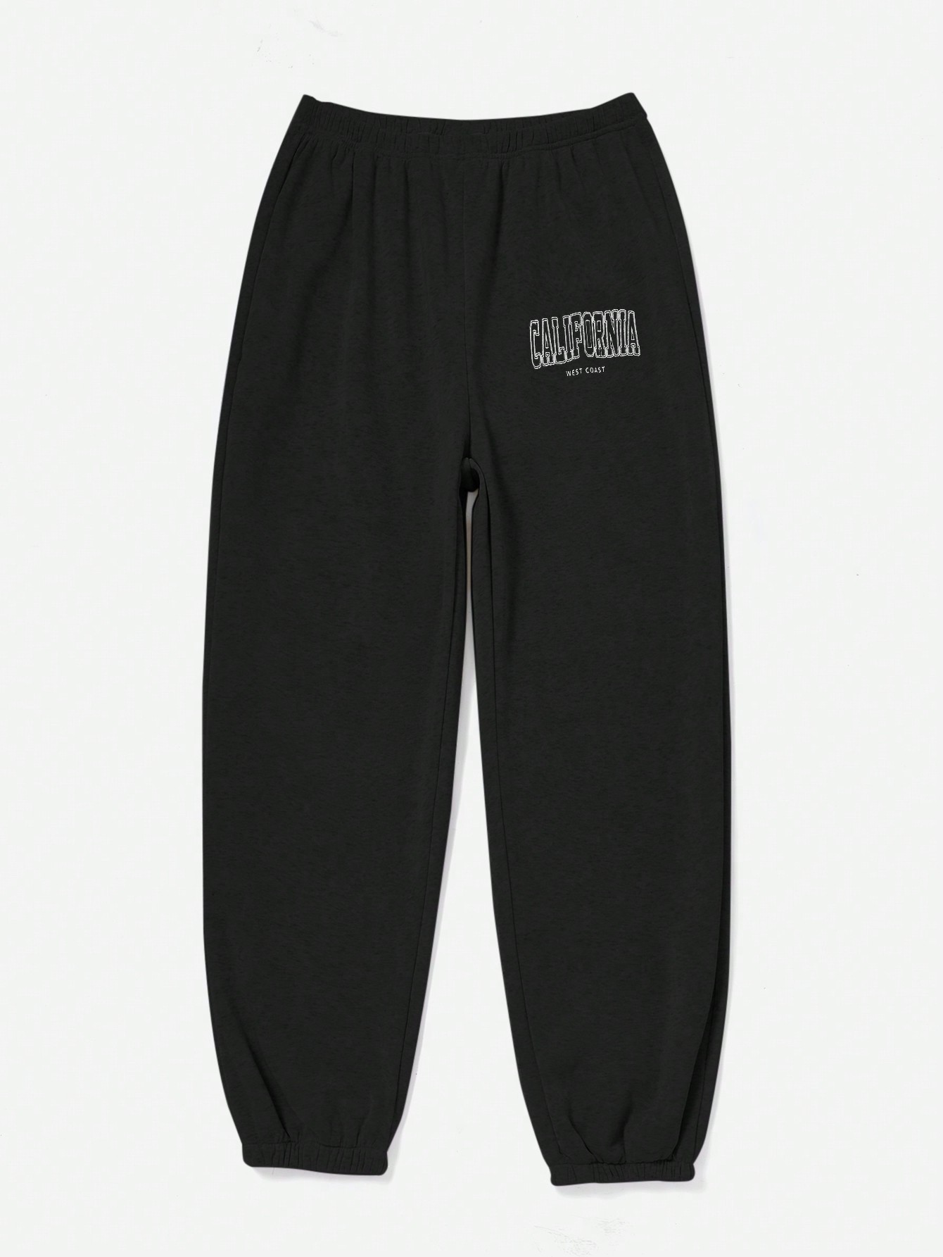 In Black Plus Size Sweatpants