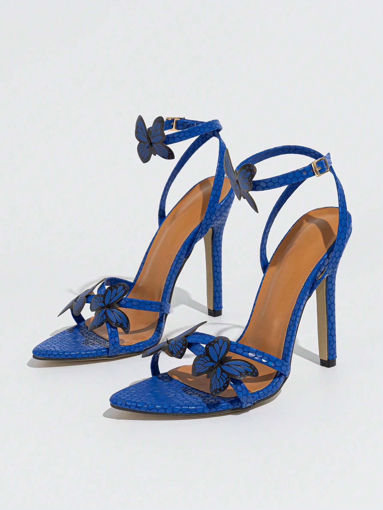 In Blue Women Heeled Sandals