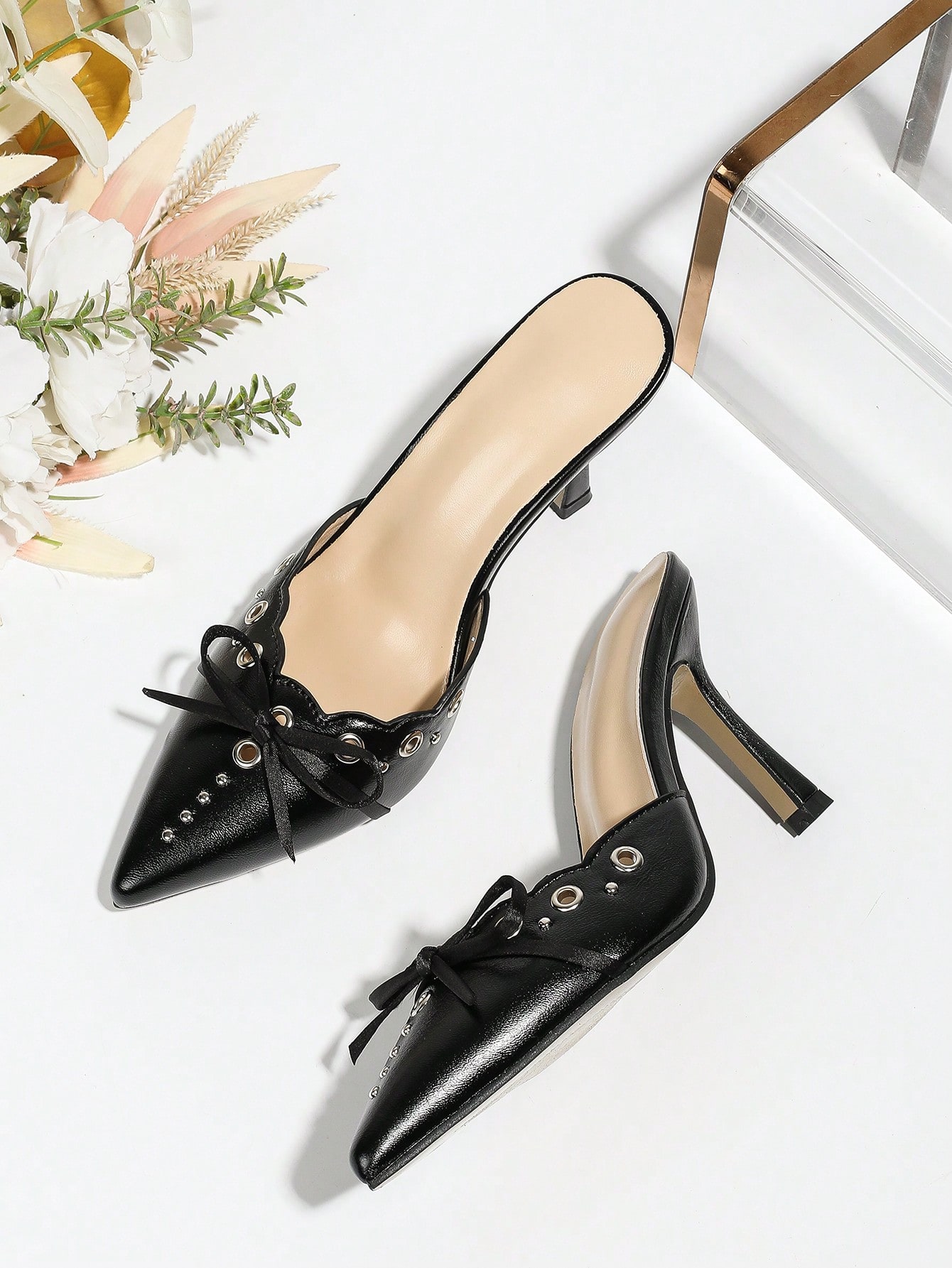 In Black Women Pumps