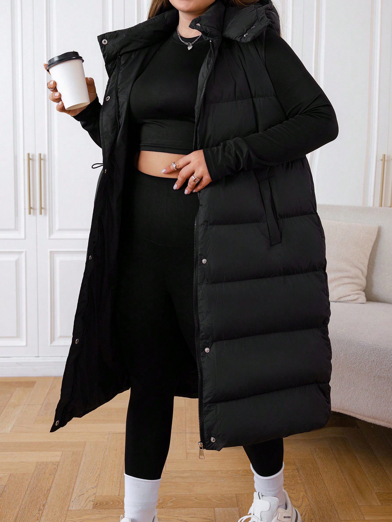 In Casual Plus Size Winter Coats