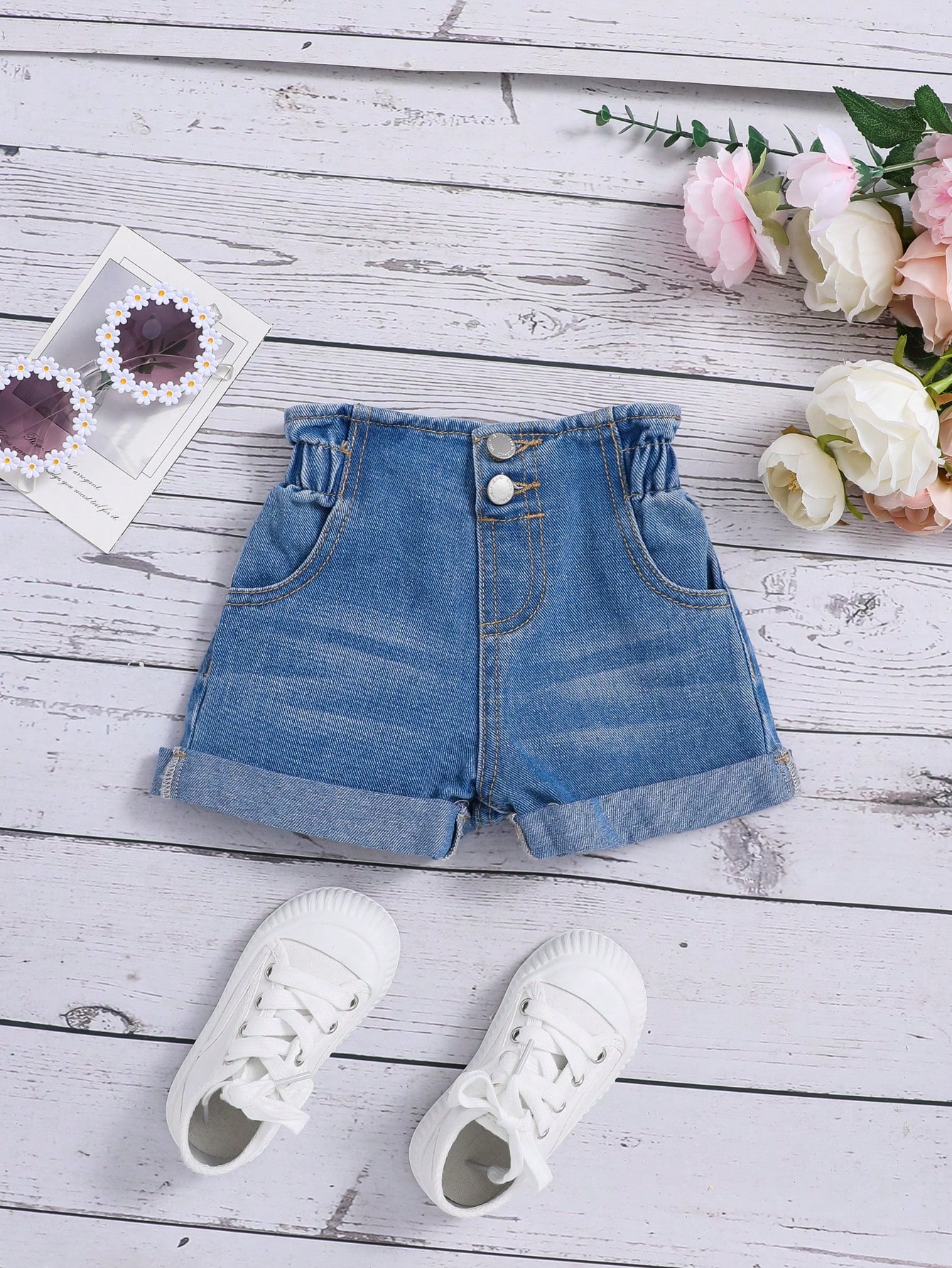 Young Girls Denim Shorts