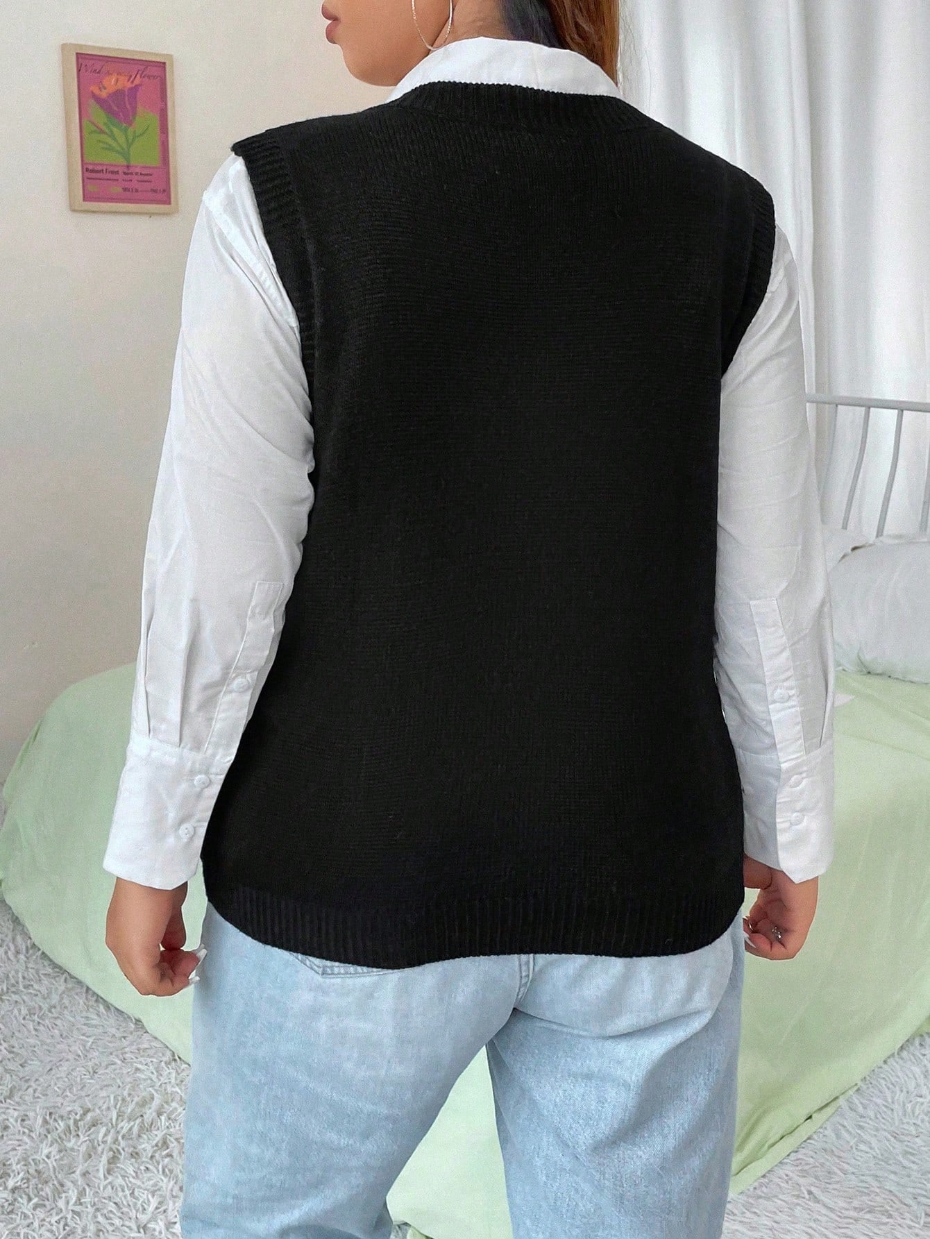 In Casual Plus Size Sweater Vests