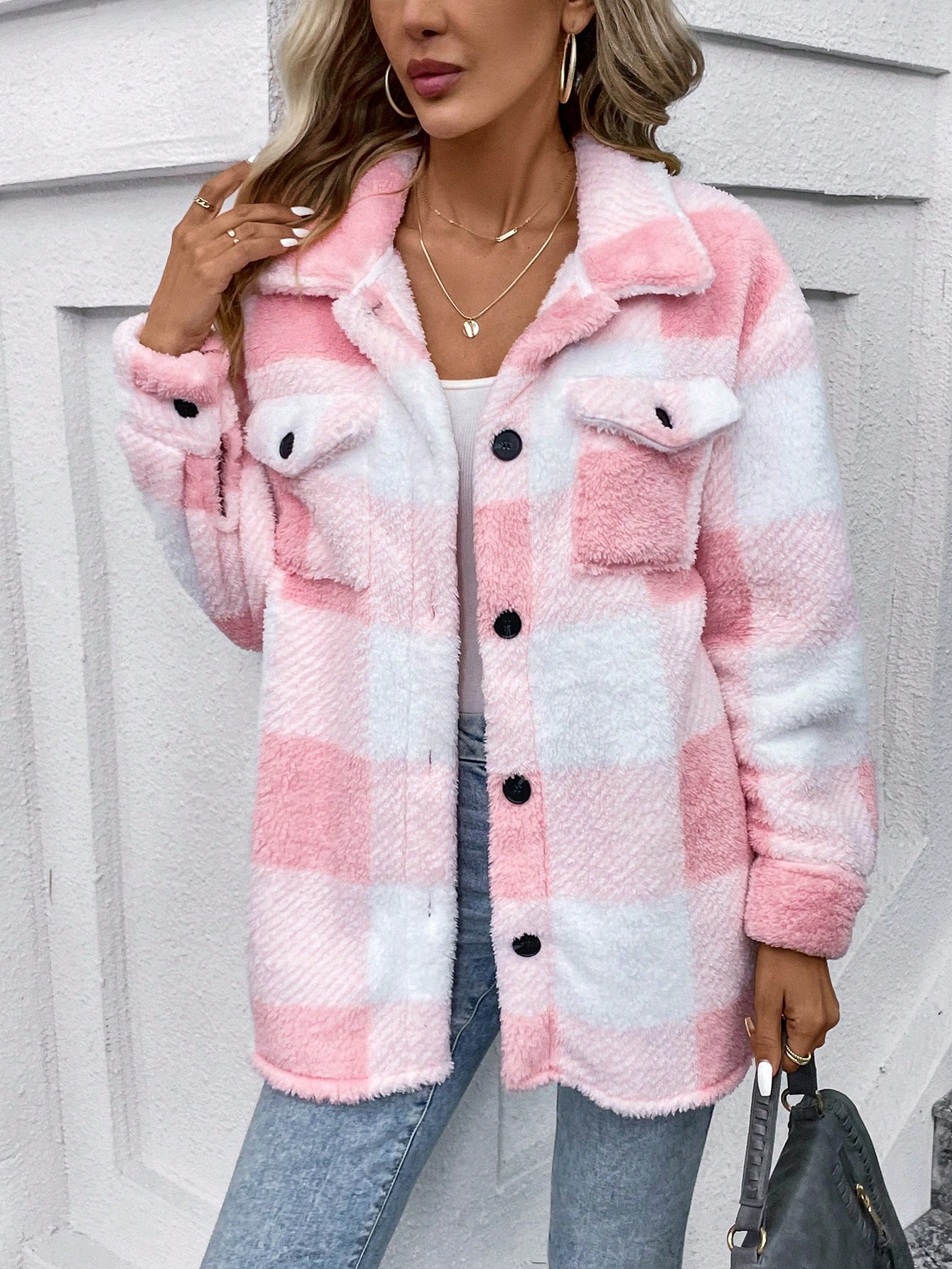 In Pink Women Coats