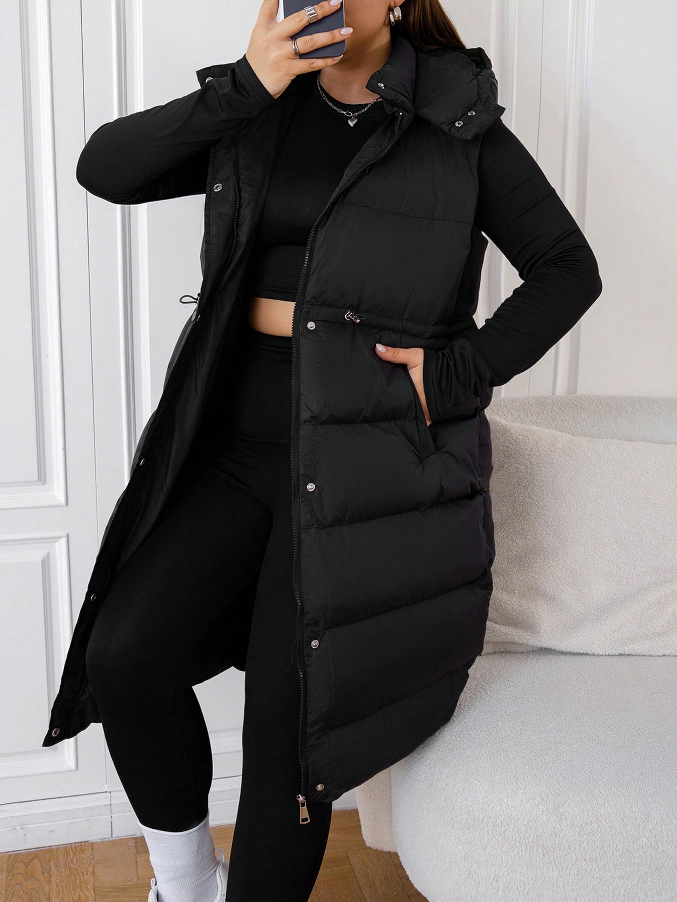 In Casual Plus Size Winter Coats