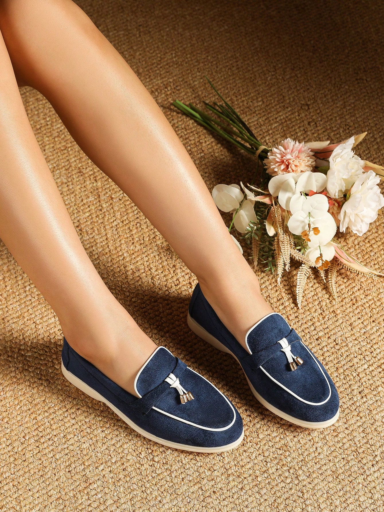 In Royal Blue Women Flats