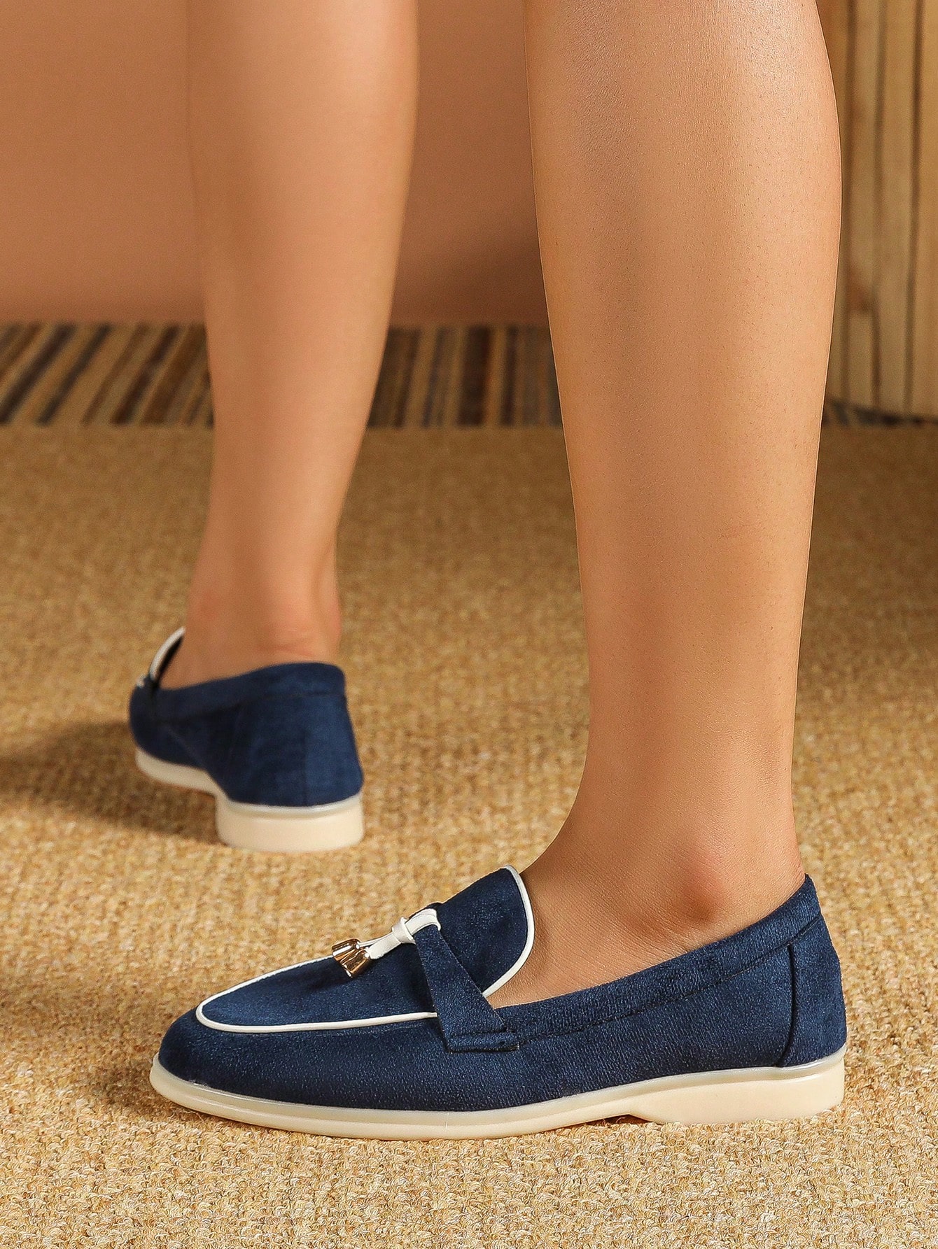 In Royal Blue Women Flats