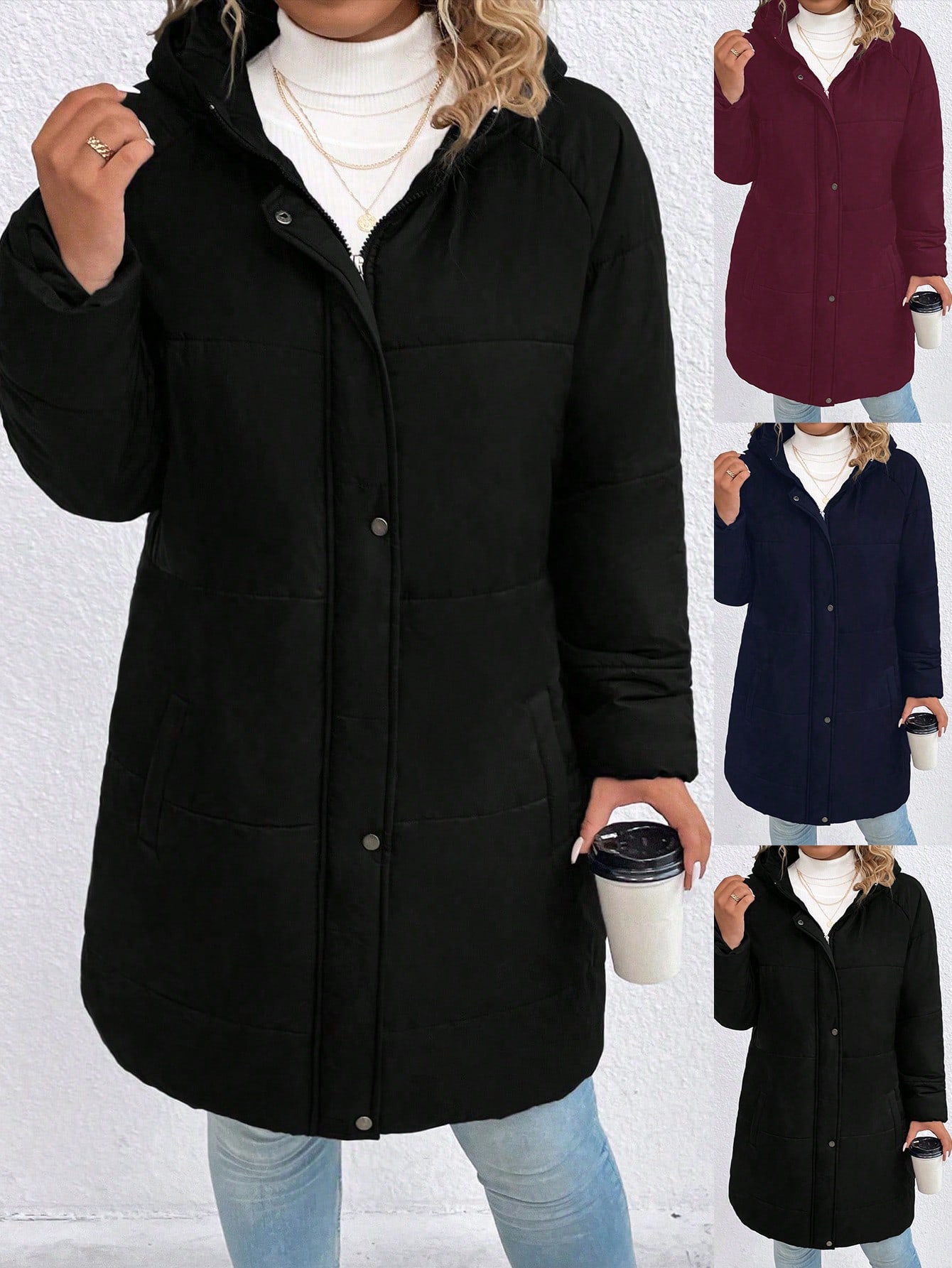 In Casual Plus Size Winter Coats