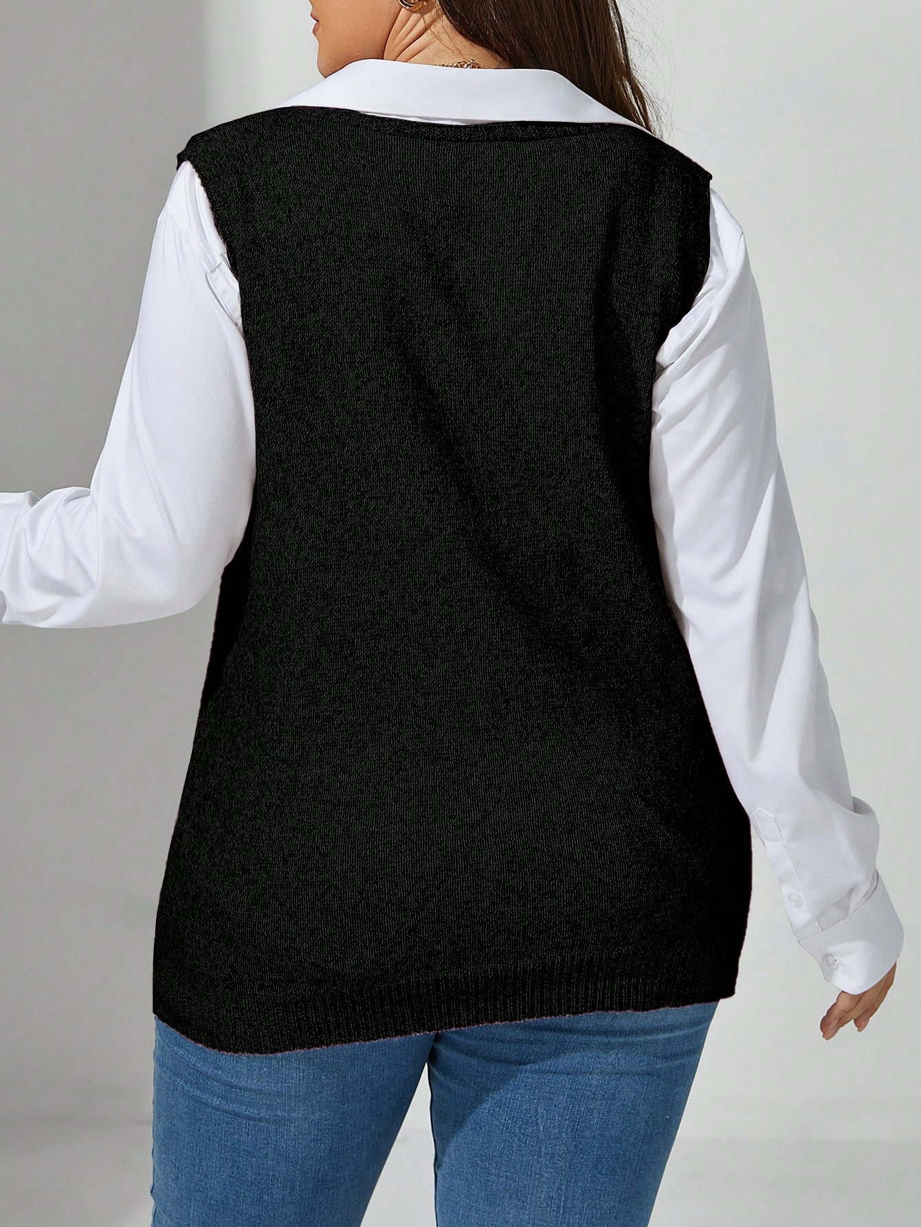 In Casual Plus Size Sweater Vests