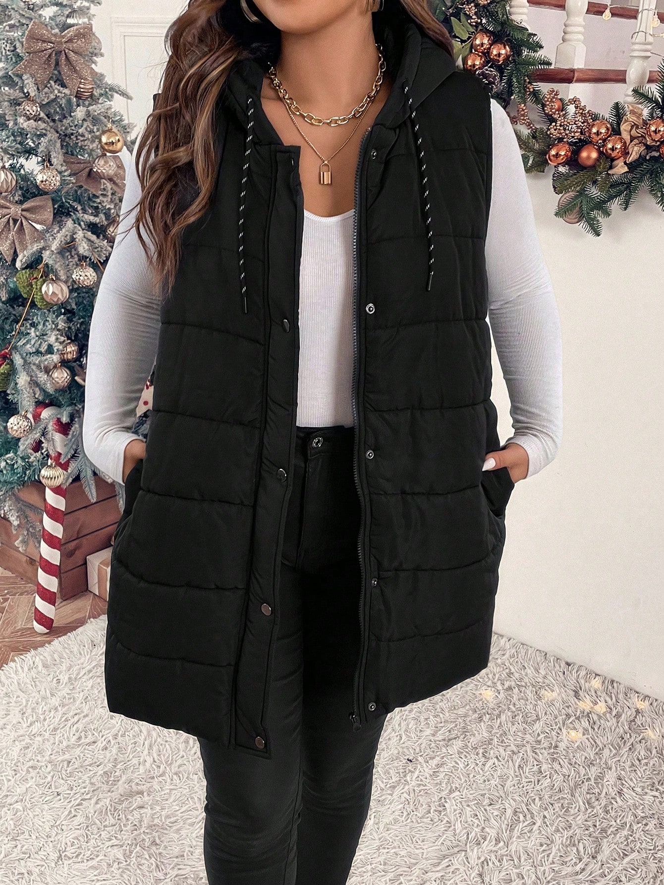 In Casual Plus Size Winter Coats