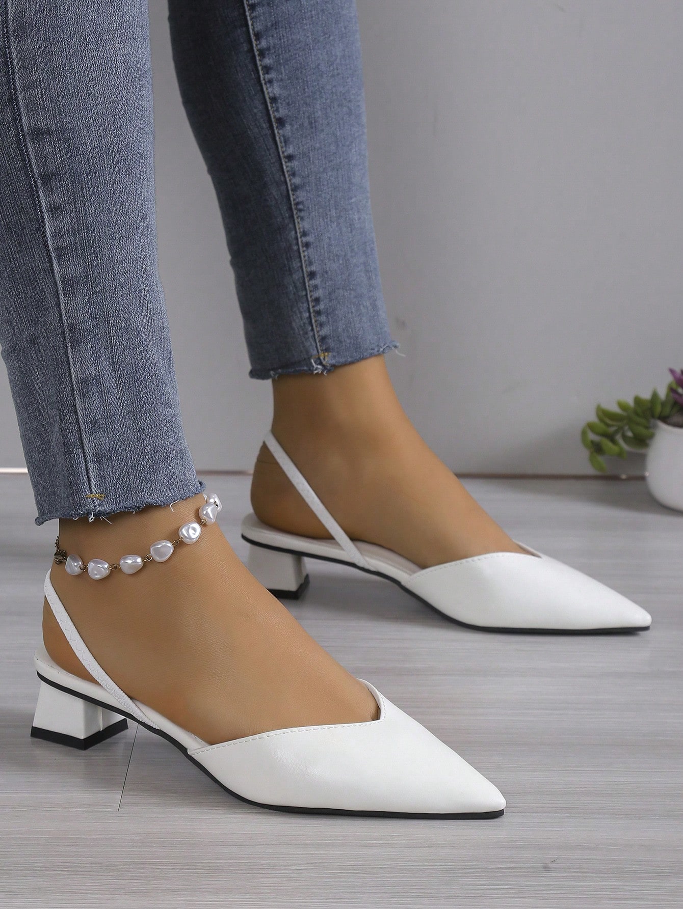 In White Women Pumps