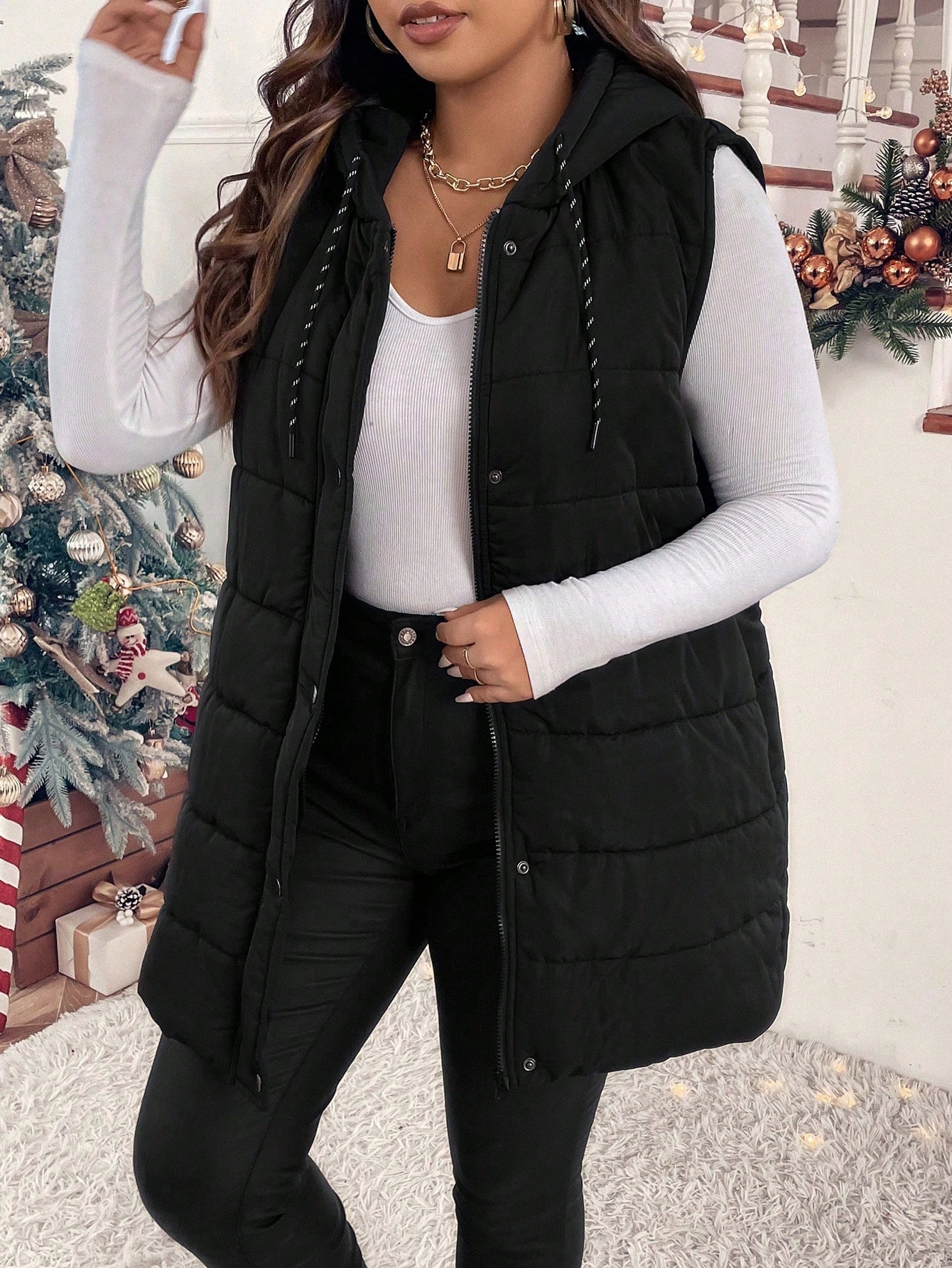 In Casual Plus Size Winter Coats