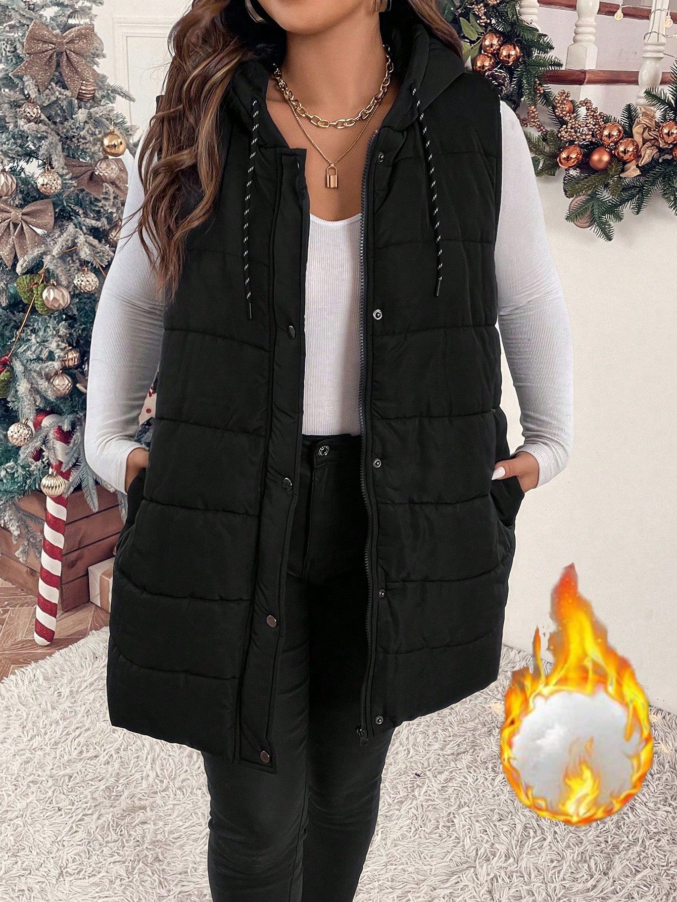 In Casual Plus Size Winter Coats