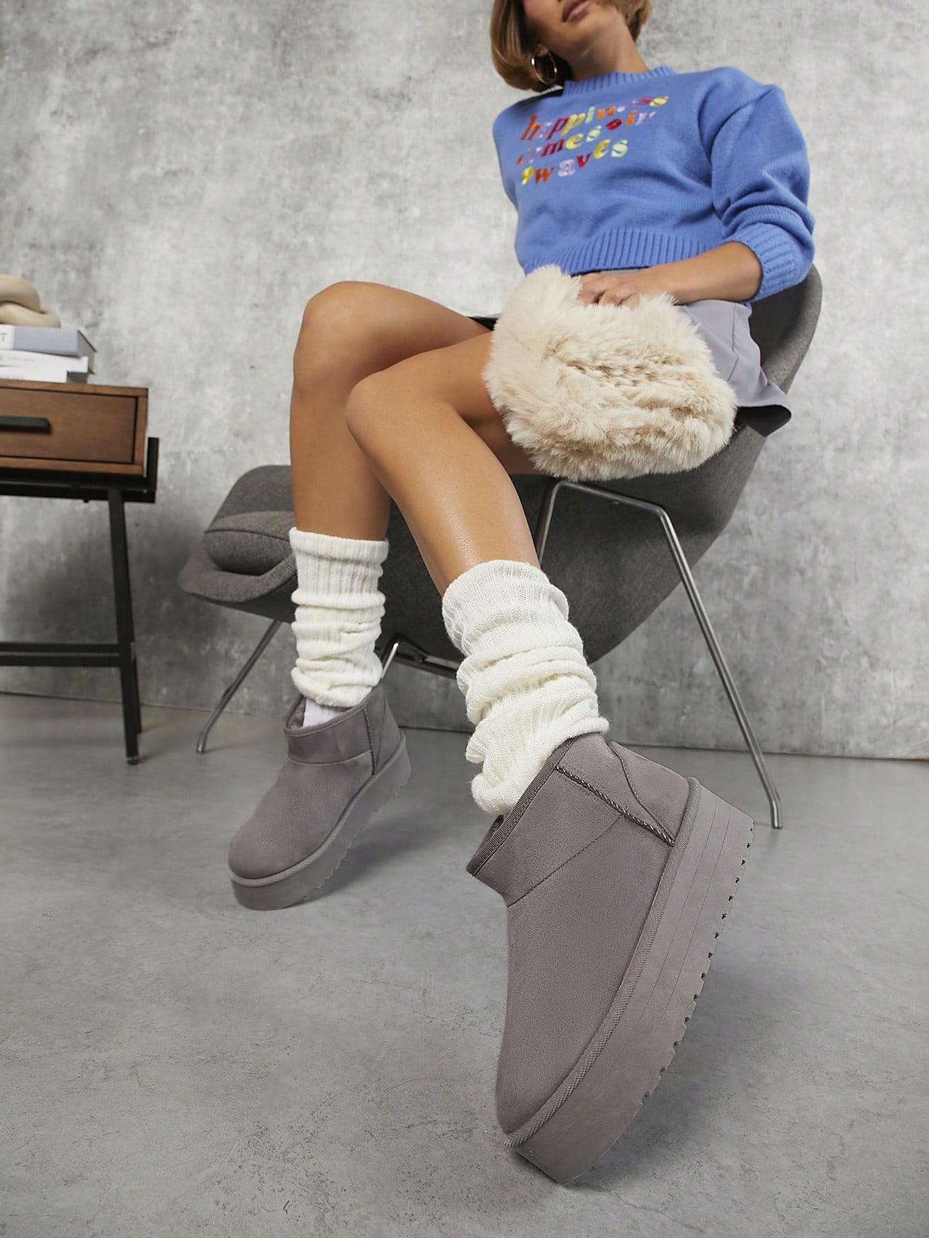 In Grey Women Ankle Boots & Booties