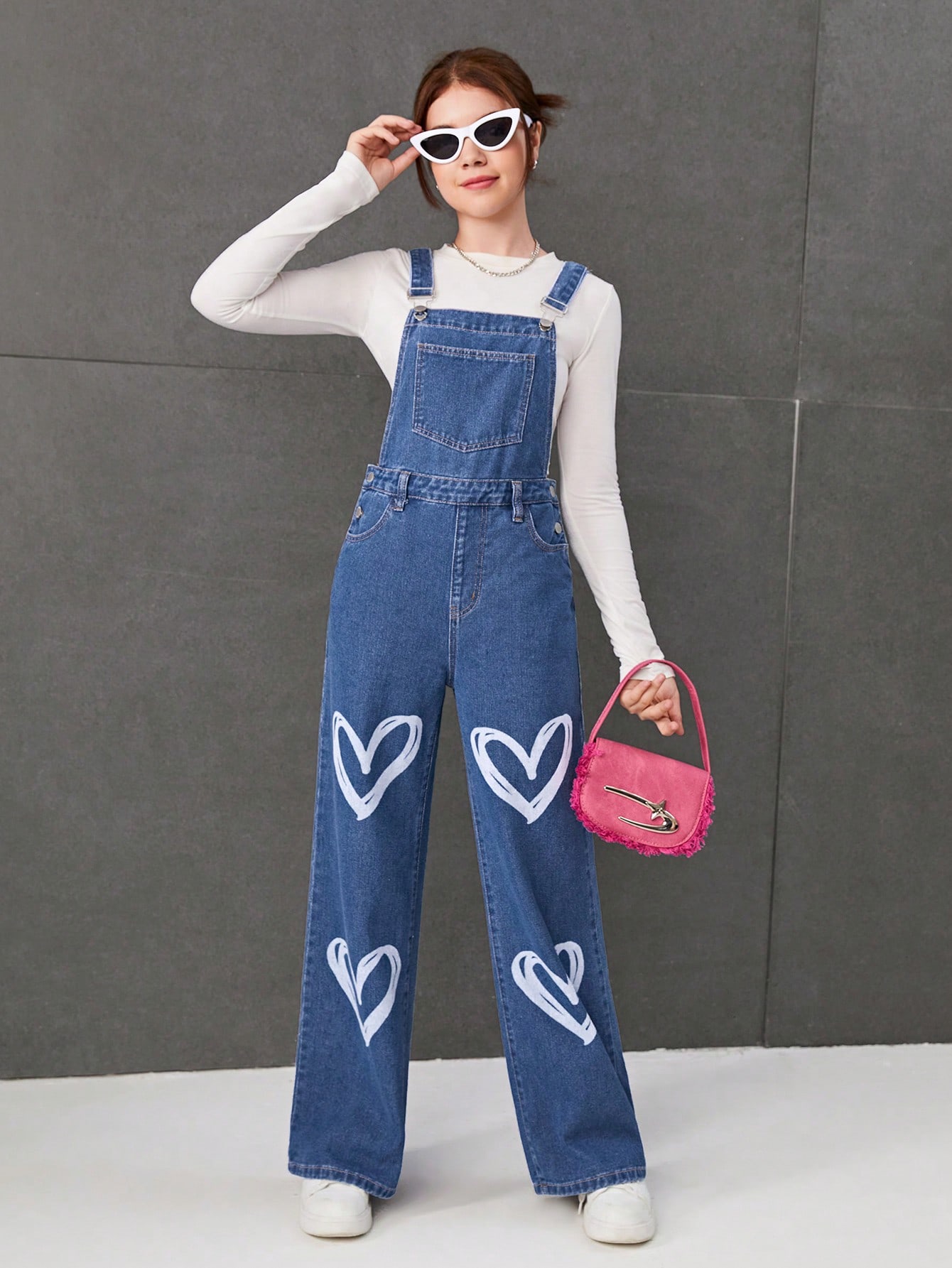 Teen Girls Denim Overalls & Jumpsuits