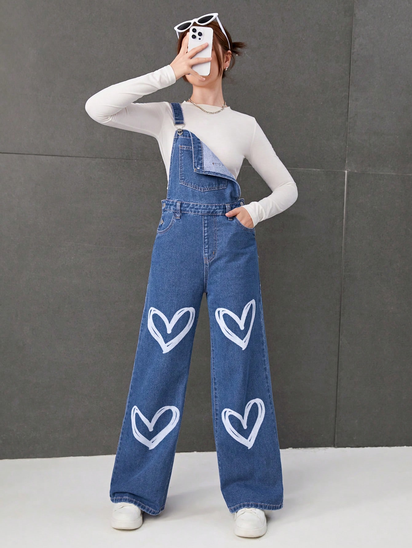 Teen Girls Denim Overalls & Jumpsuits