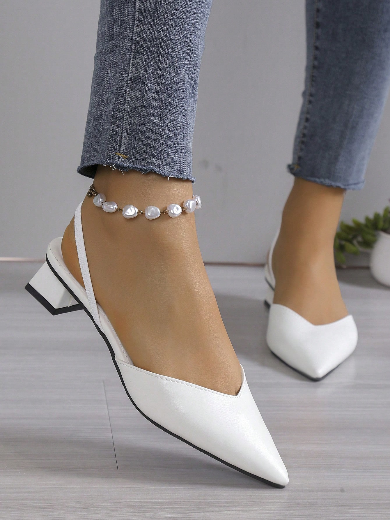 In White Women Pumps