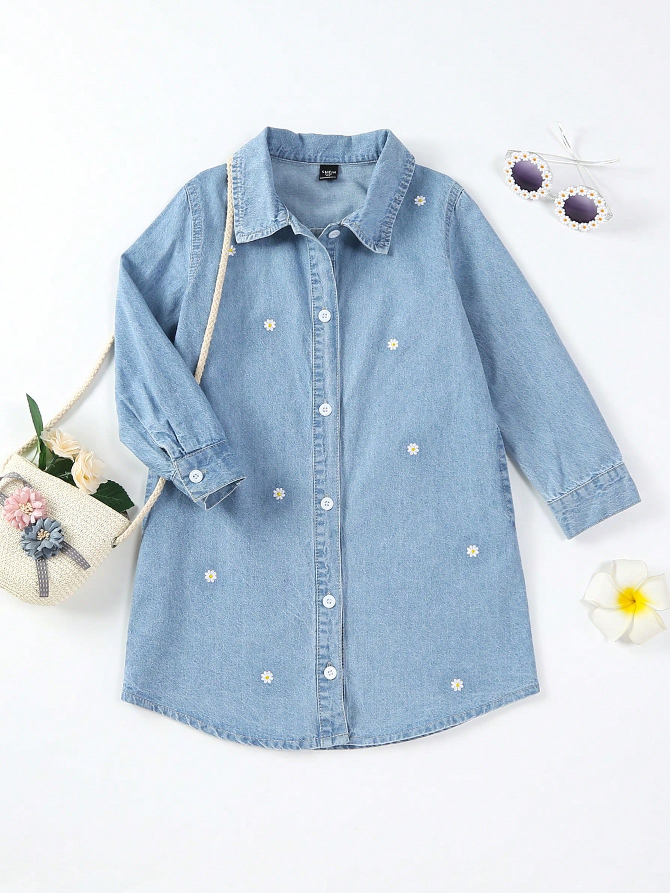 Young Girls Denim Dresses