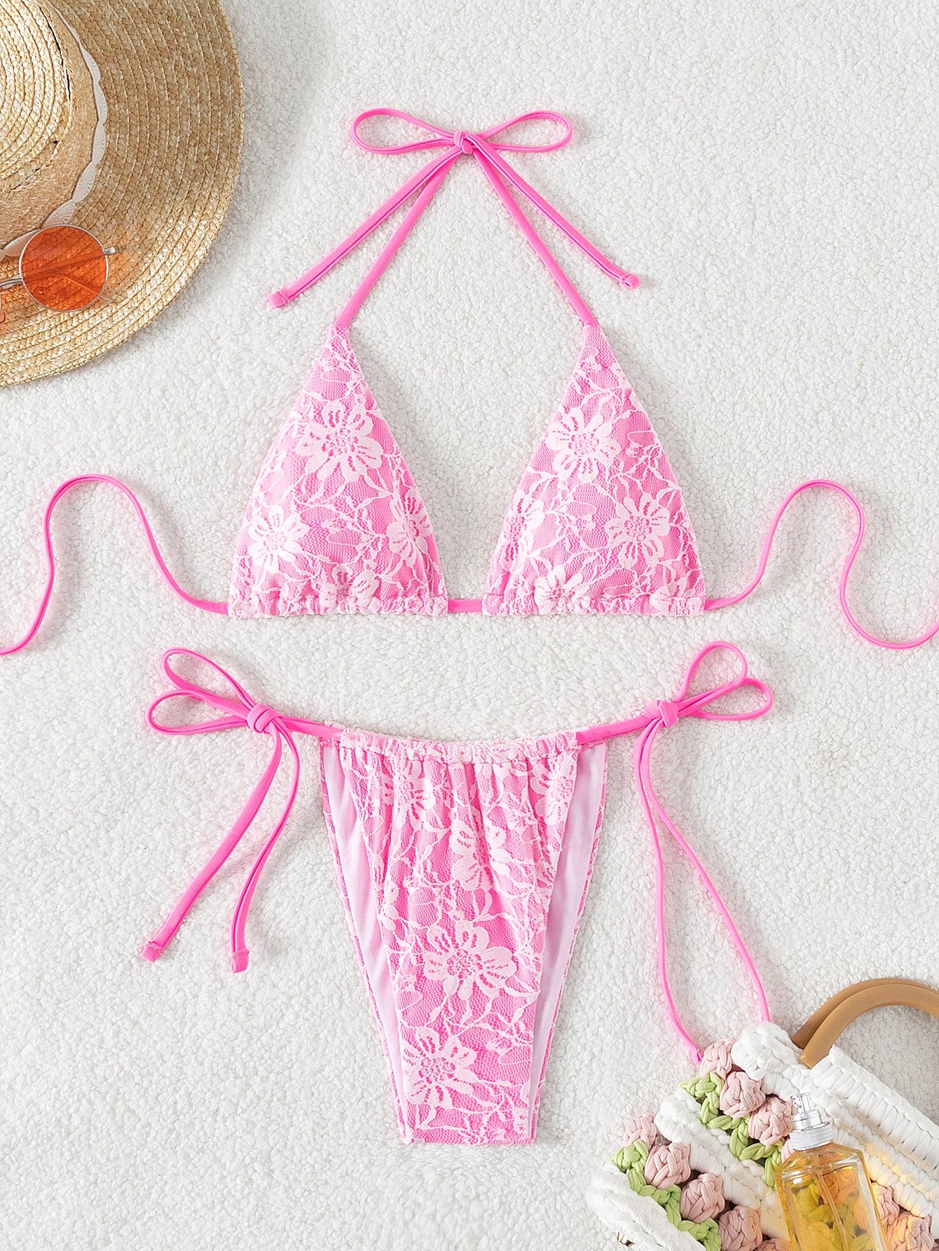 In Pink Women Bikini Sets