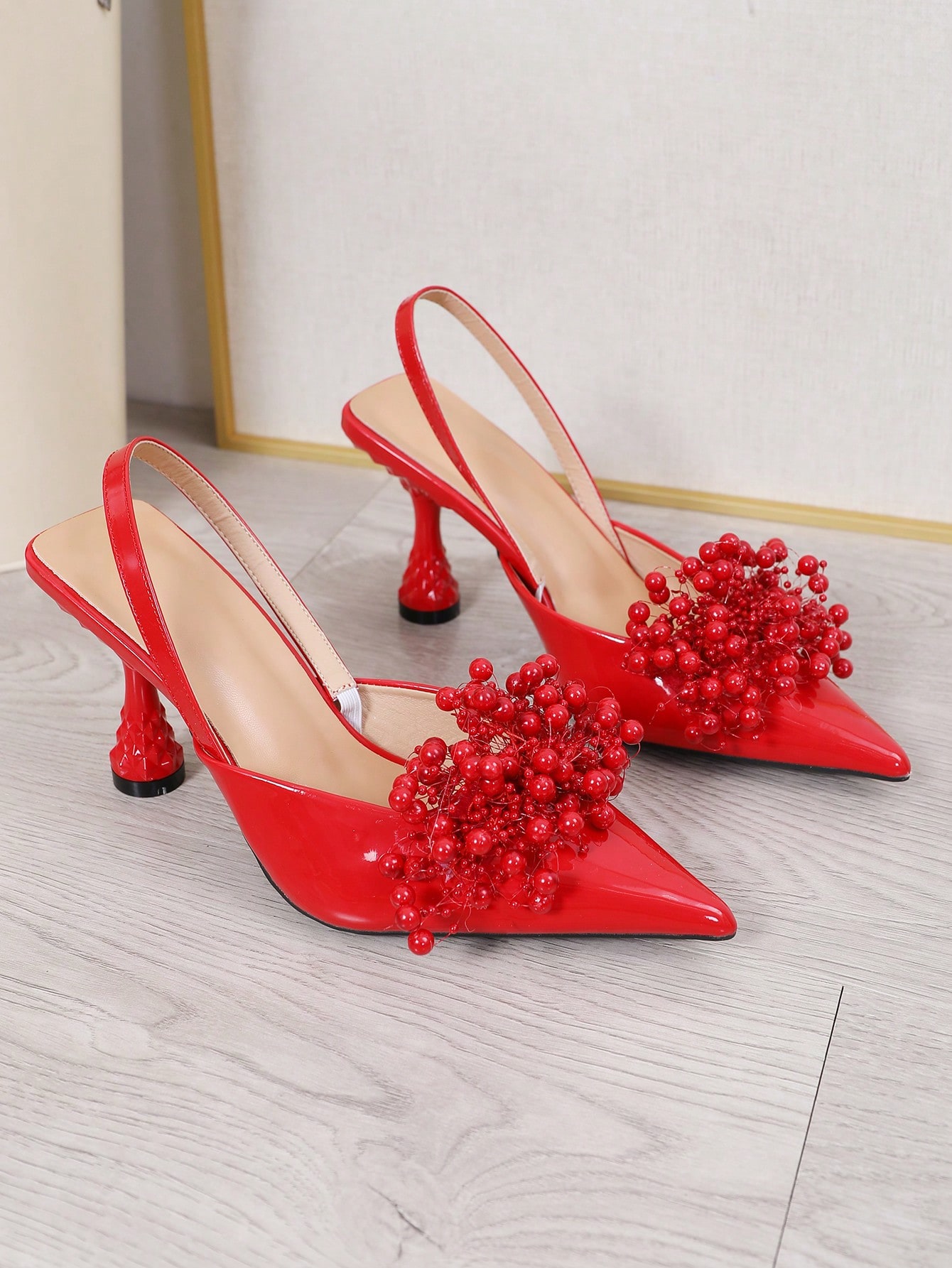 In Red Women Pumps