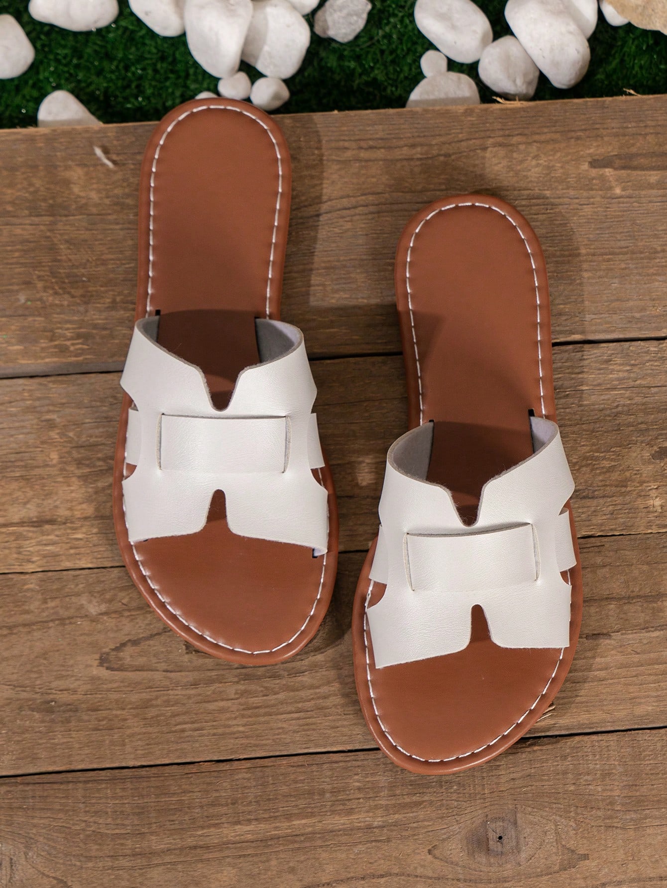 In White Women Flat Sandals