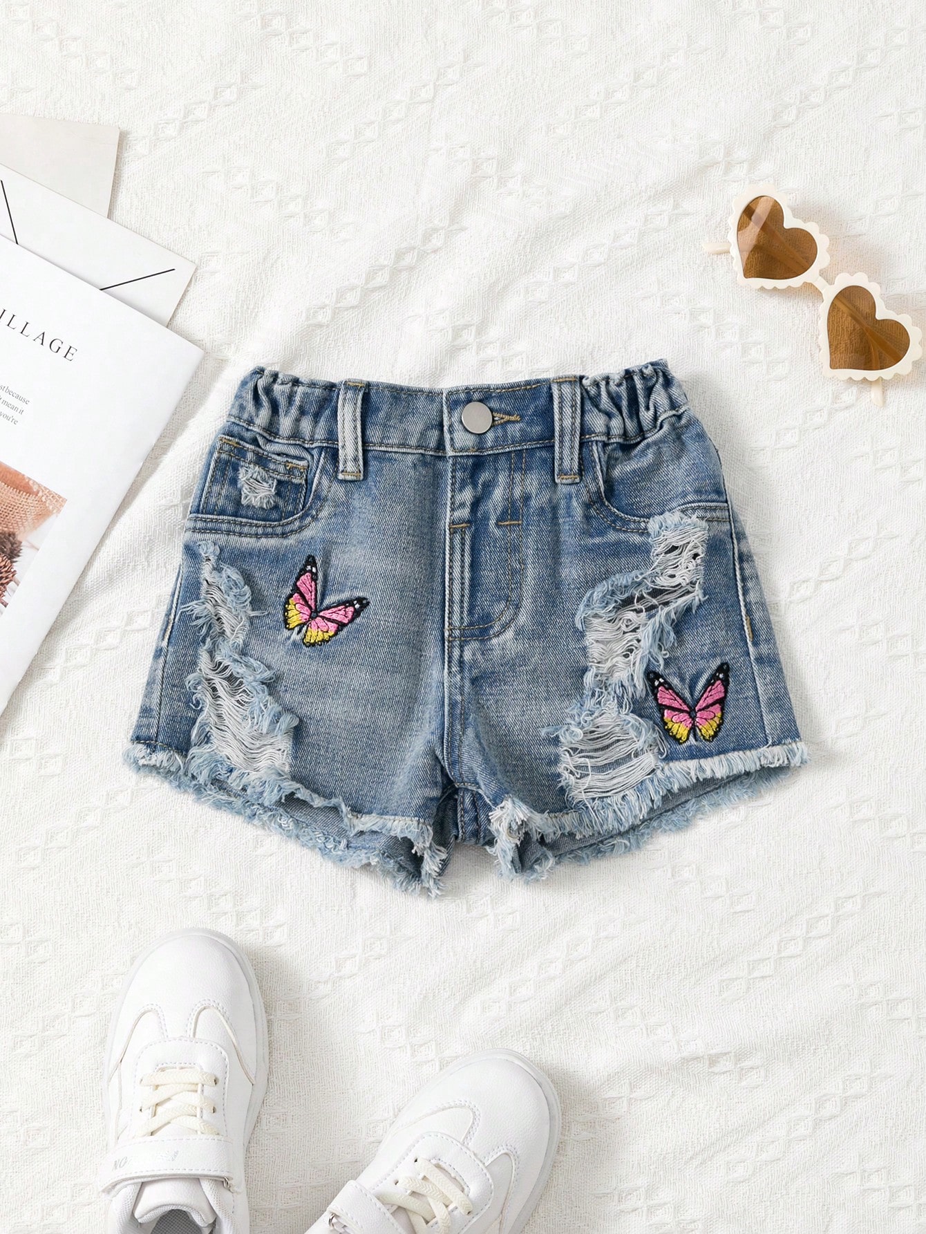 Young Girls Denim Shorts