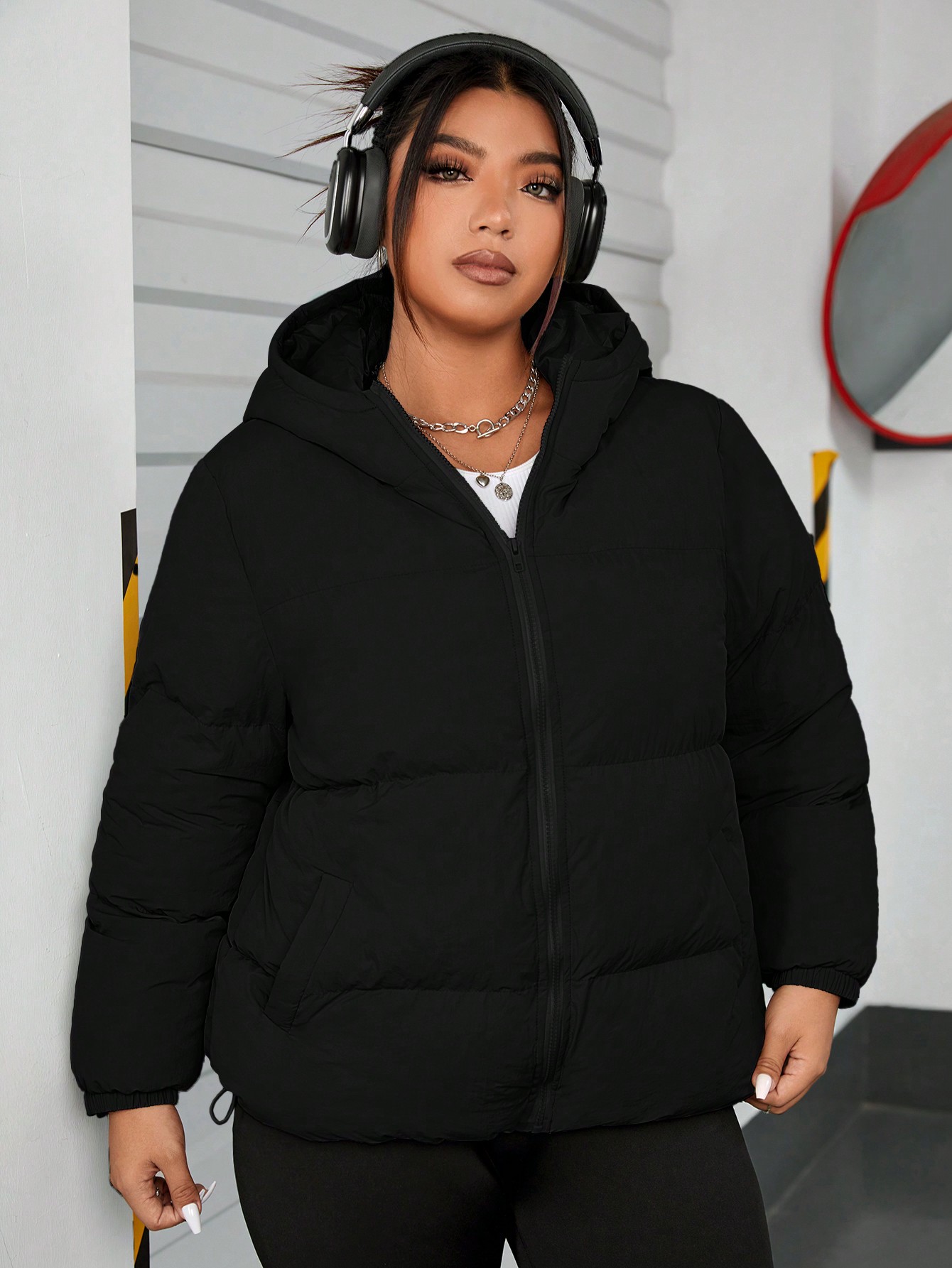 In Casual Plus Size Winter Coats