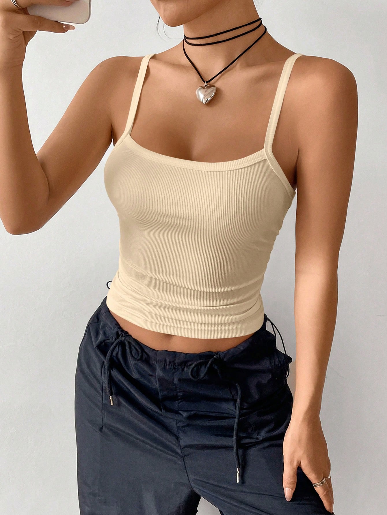 In Beige Women Tank Tops & Camis