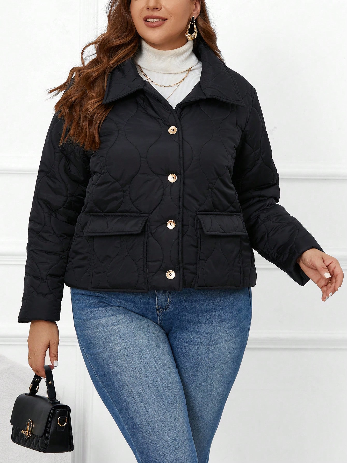 In Casual Plus Size Winter Coats