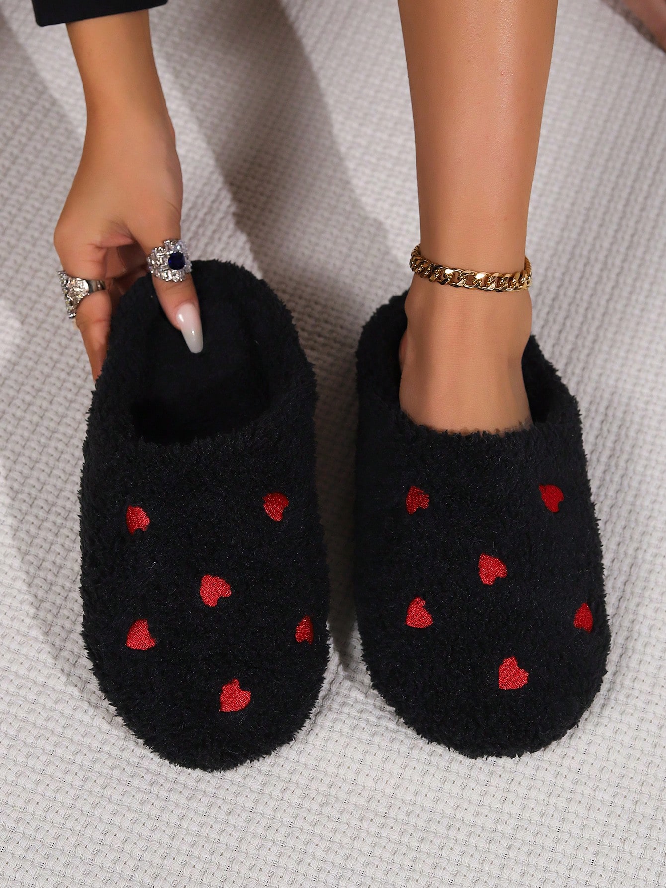 In Black Women Home Slippers